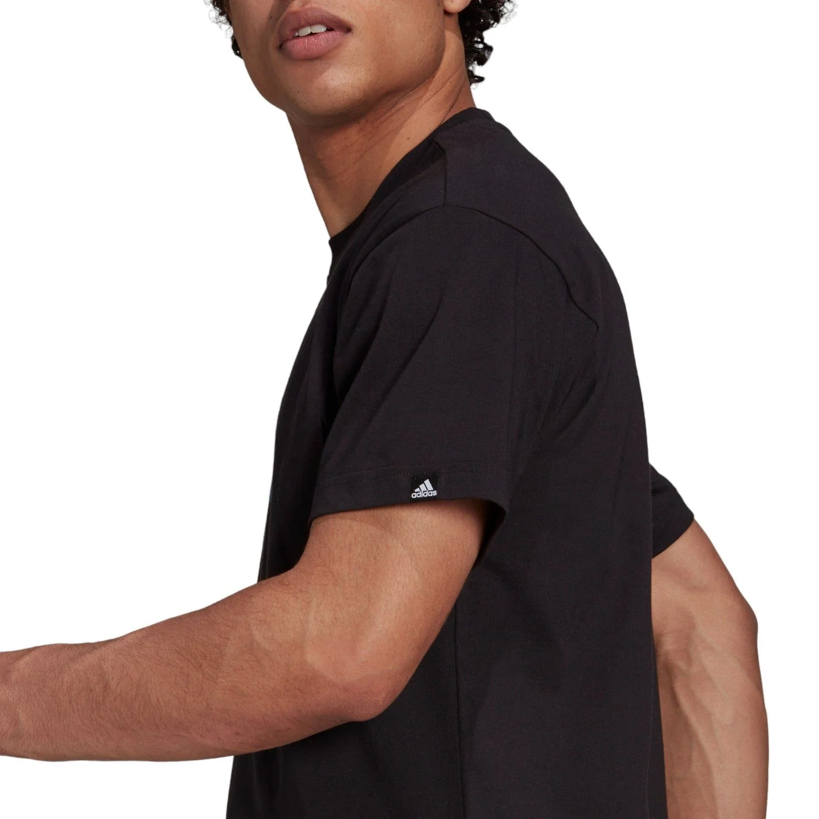 adidas Pride Heart Unisex Graphic Tee - Black - Image 8