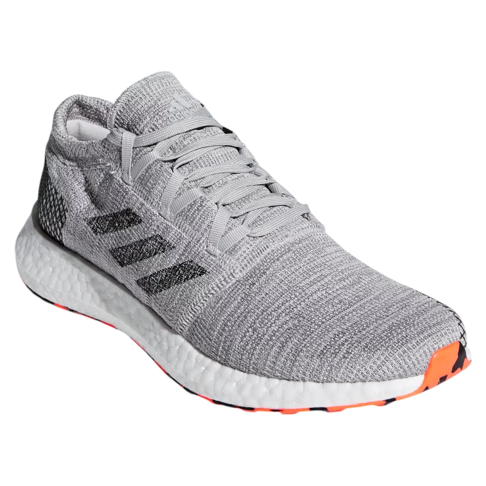 adidas PureBoost Go Trainers - Grey Three / Core Black - Image 2