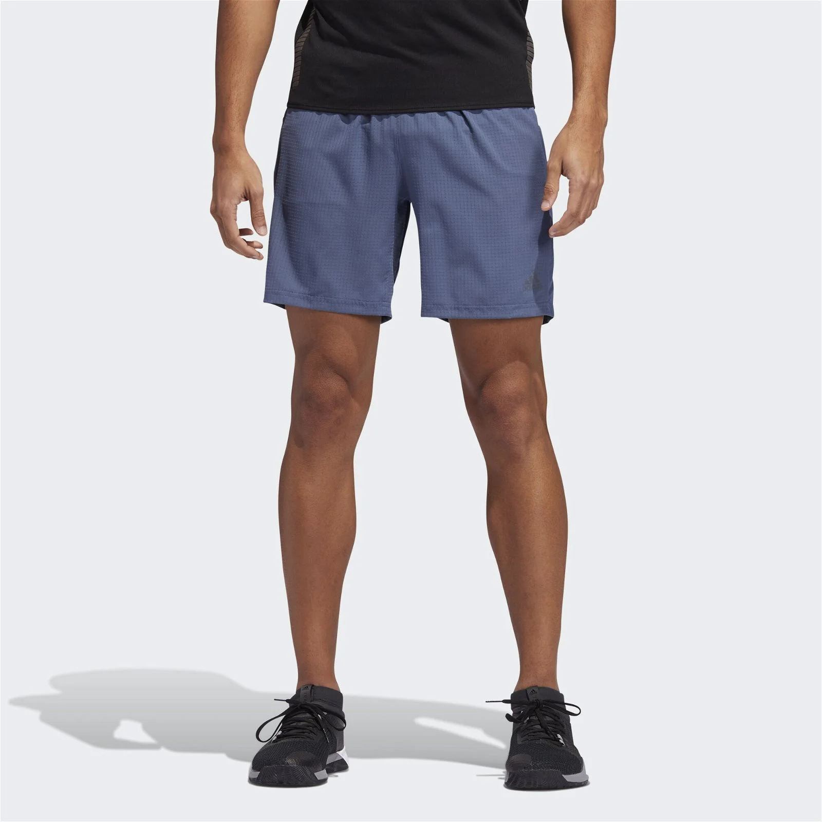 adidas Saturday Running 7" Shorts - Blue - Image 3