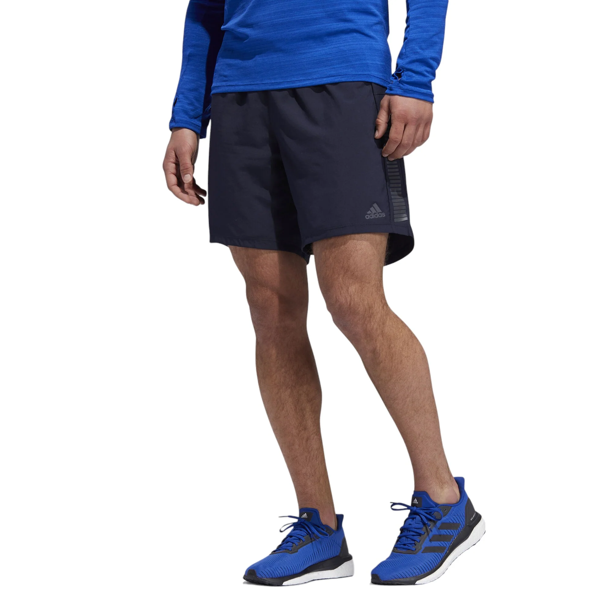 adidas Saturday Rise Up N Run Shorts - Blue