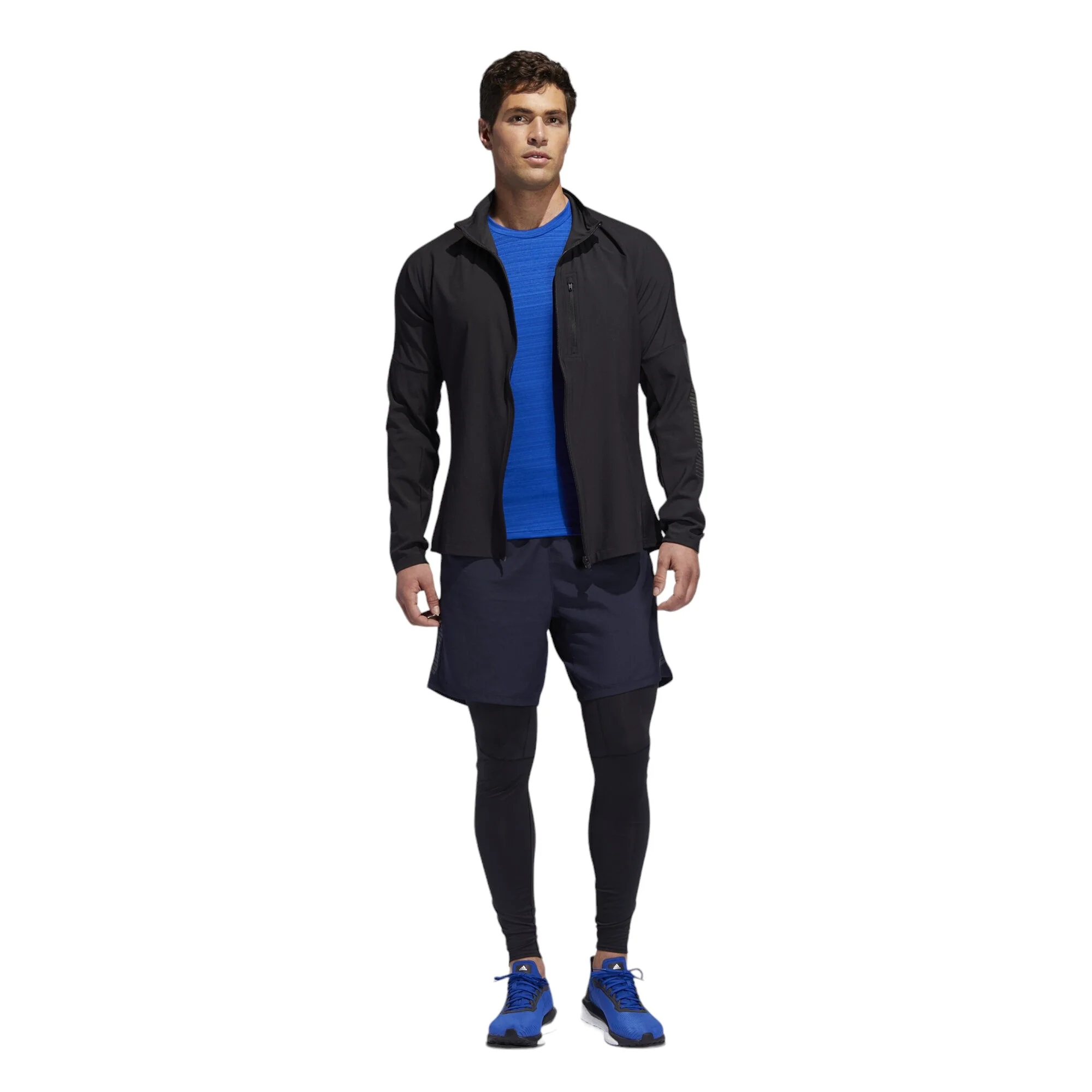 adidas Saturday Rise Up N Run Shorts - Blue - Image 4