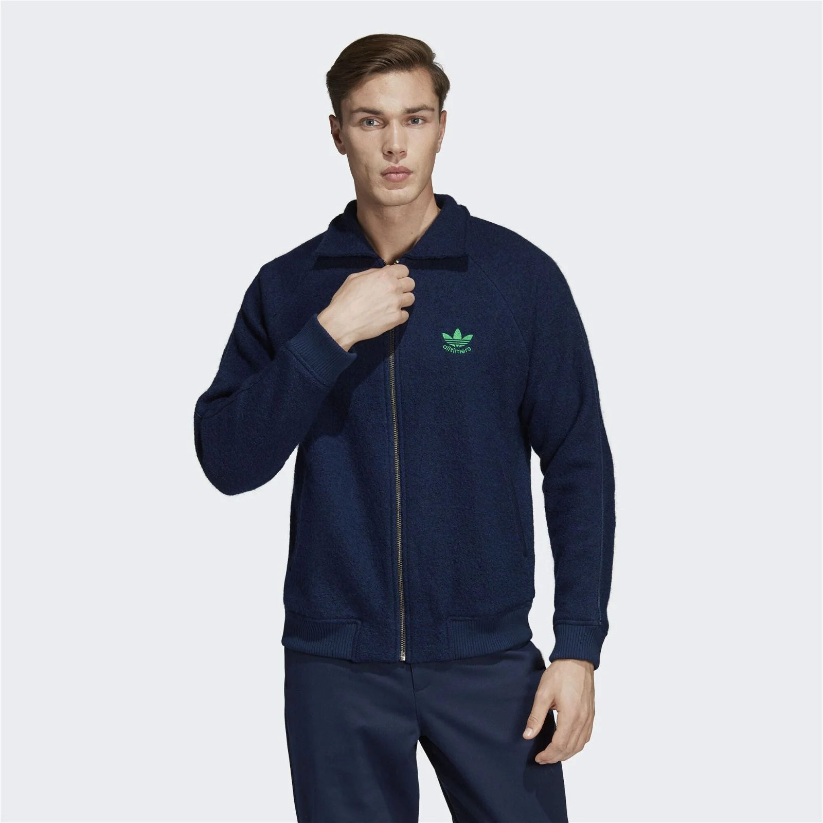 adidas Skateboarding x Alltimers Jacket - Navy - Image 3