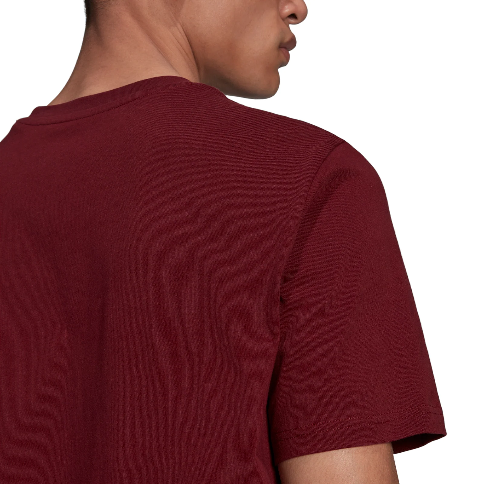 adidas Soccer Logo Crew Neck Tee - Shadow Red - Image 6