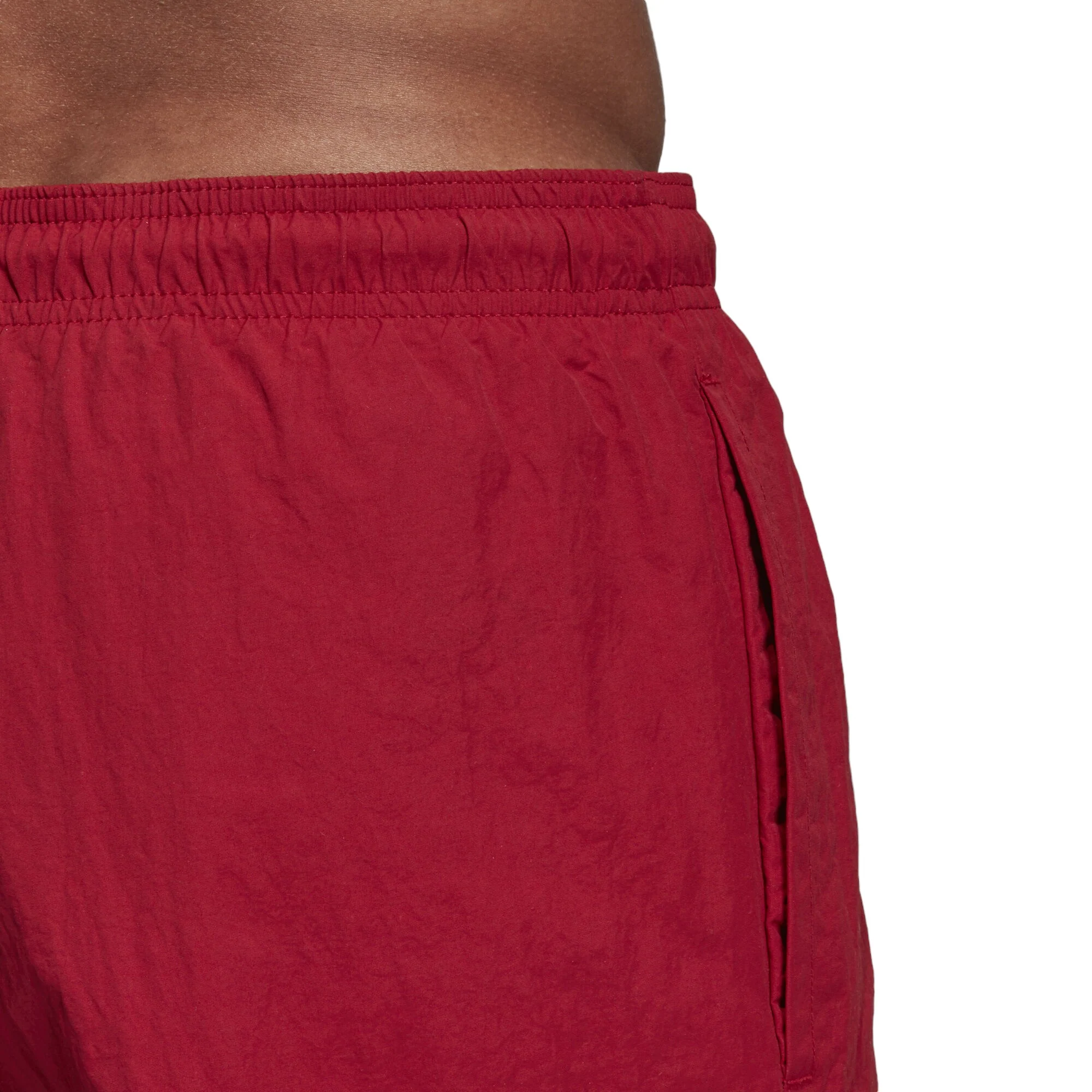 adidas Solid Swim Shorts - Burgundy - Image 8
