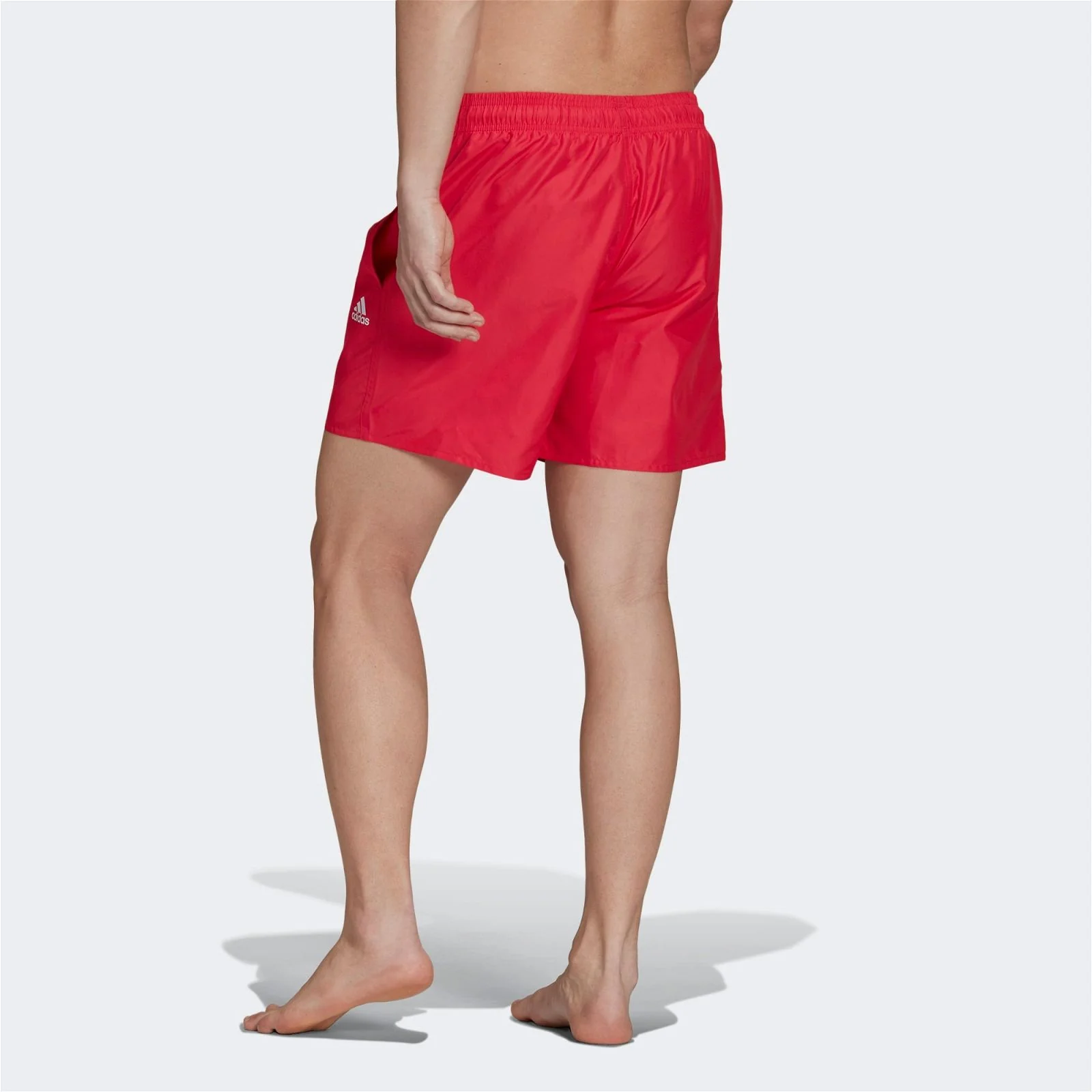 adidas Solid Swim Shorts - Power Pink - Image 3