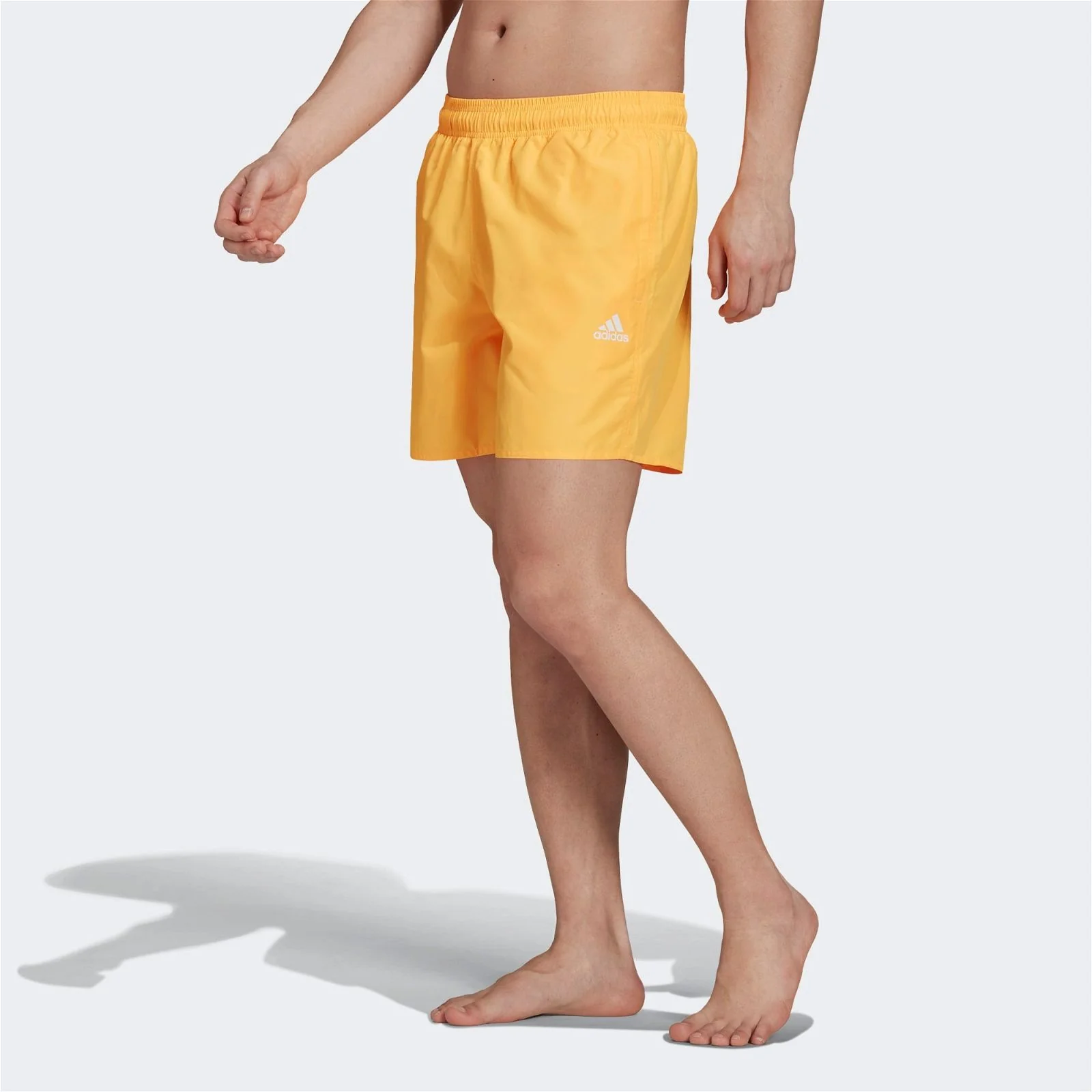 adidas Solid Swim Shorts - Solar Gold Yellow - Image 2