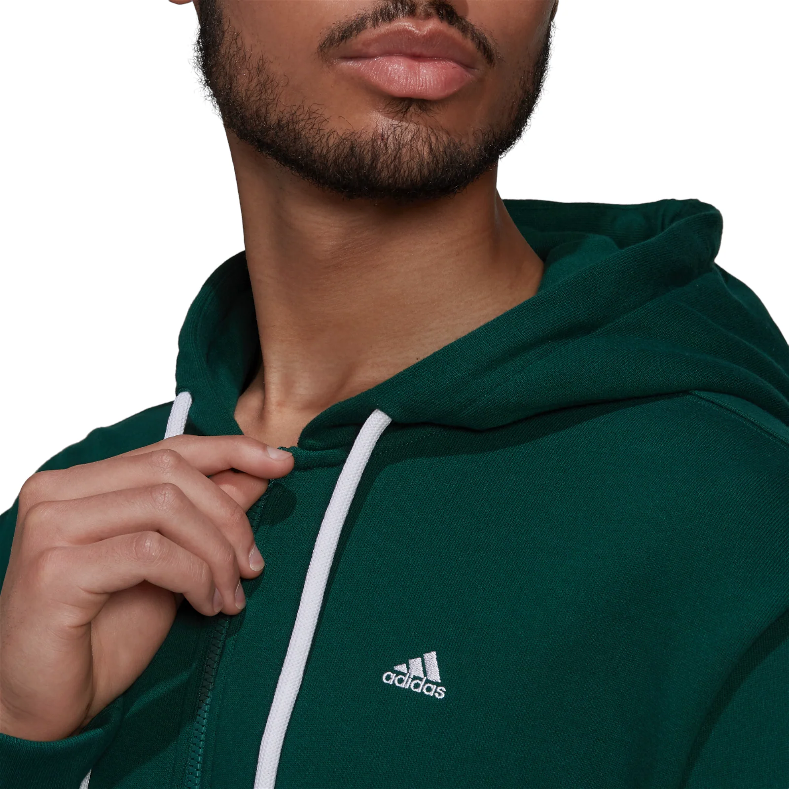 adidas Sportswear Comfy & Chill Full Zip Hoodie - Green - Image 6