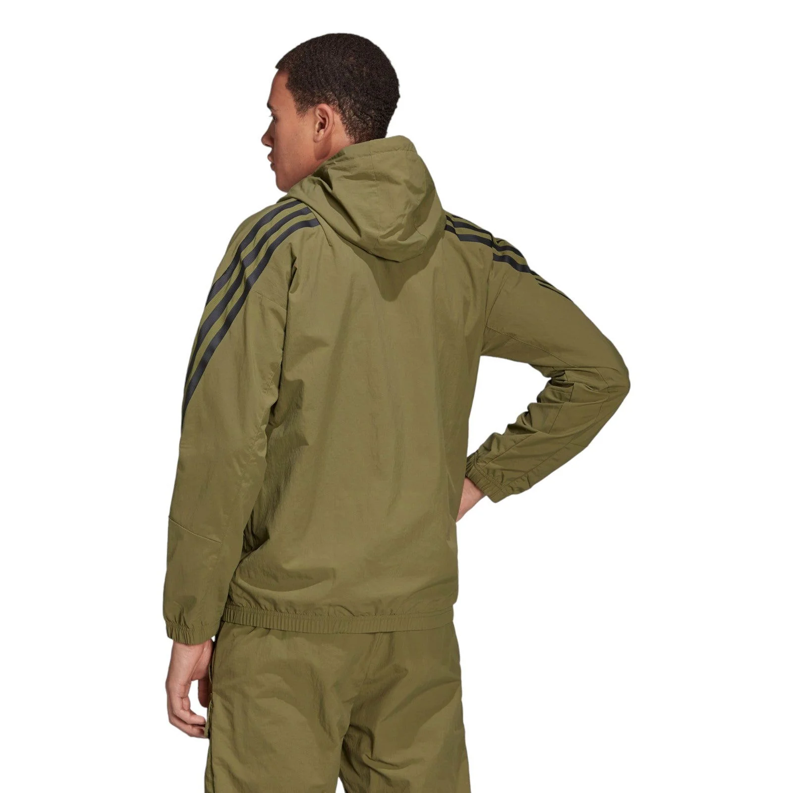 adidas Sportswear Future Icons Full-Zip Hoodie - Green - Image 3