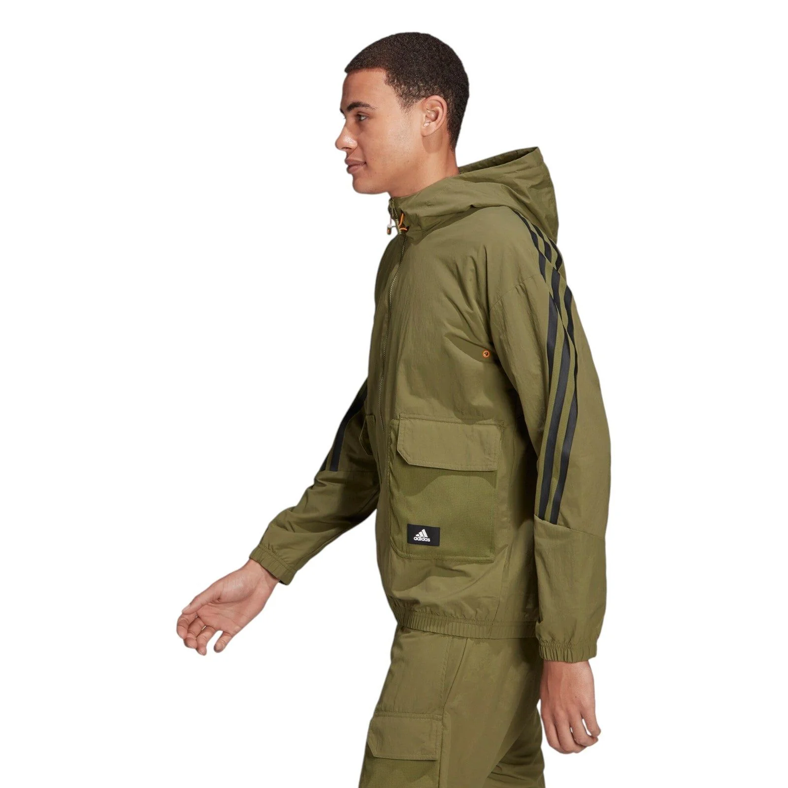 adidas Sportswear Future Icons Full-Zip Hoodie - Green - Image 5