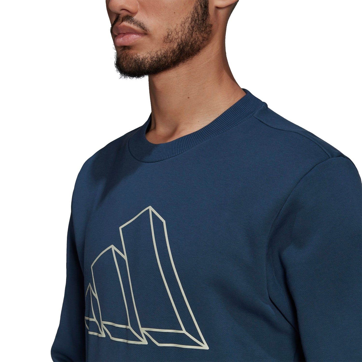 adidas Sportswear Graphic Crew Sweatshirt - Blue - Image 3