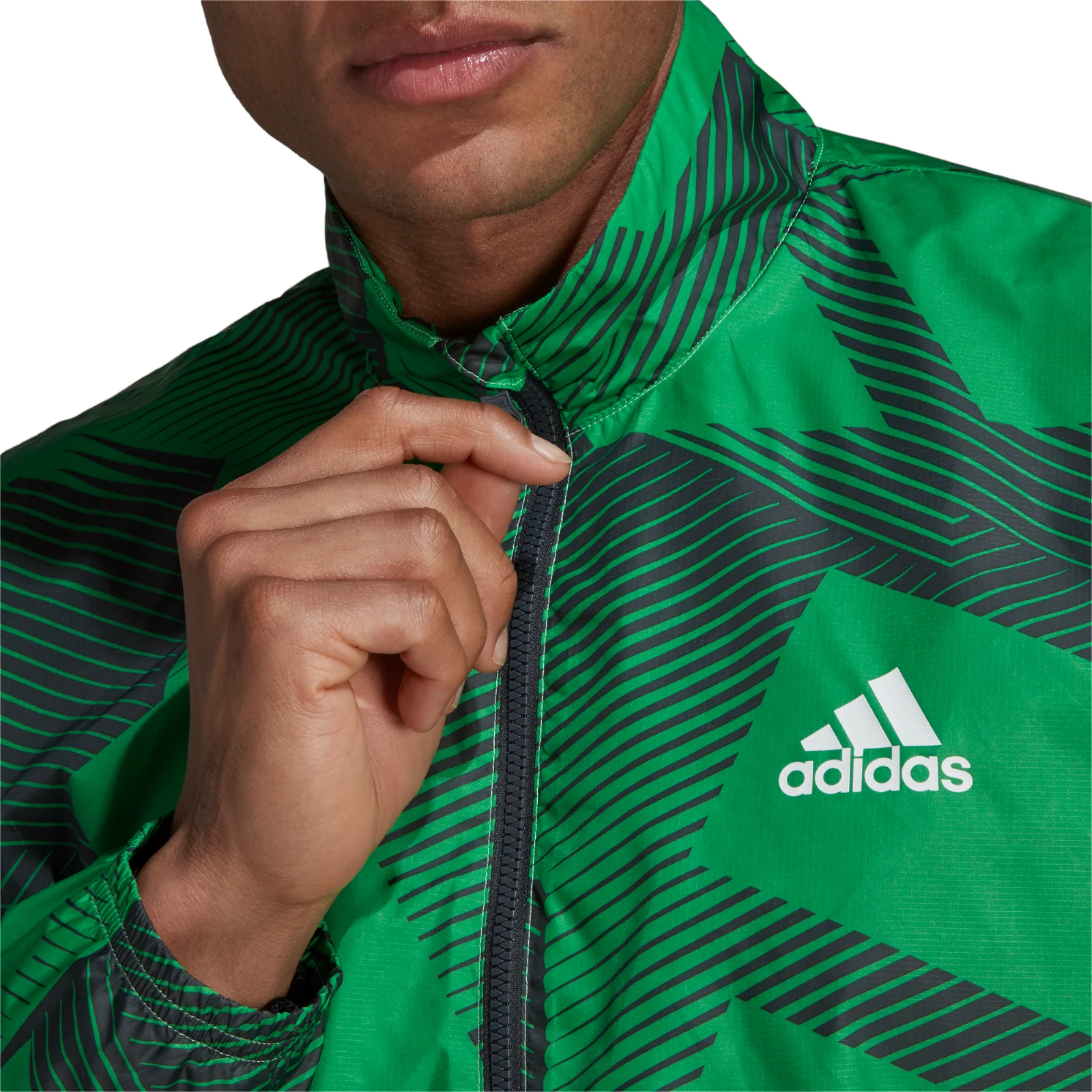 adidas Sportswear Graphic Track Top - Green - Image 4