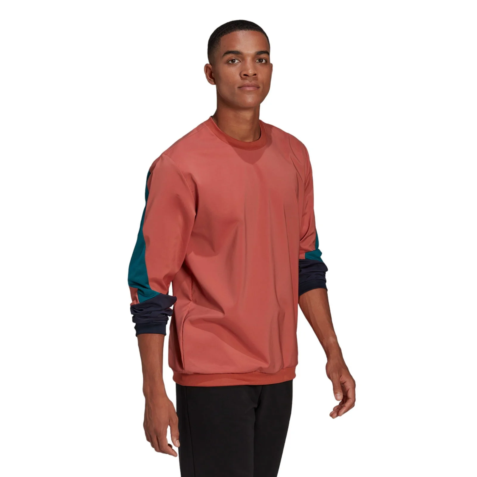 adidas Stretchy Soft Crew Sweatshirt - Brown - Image 4