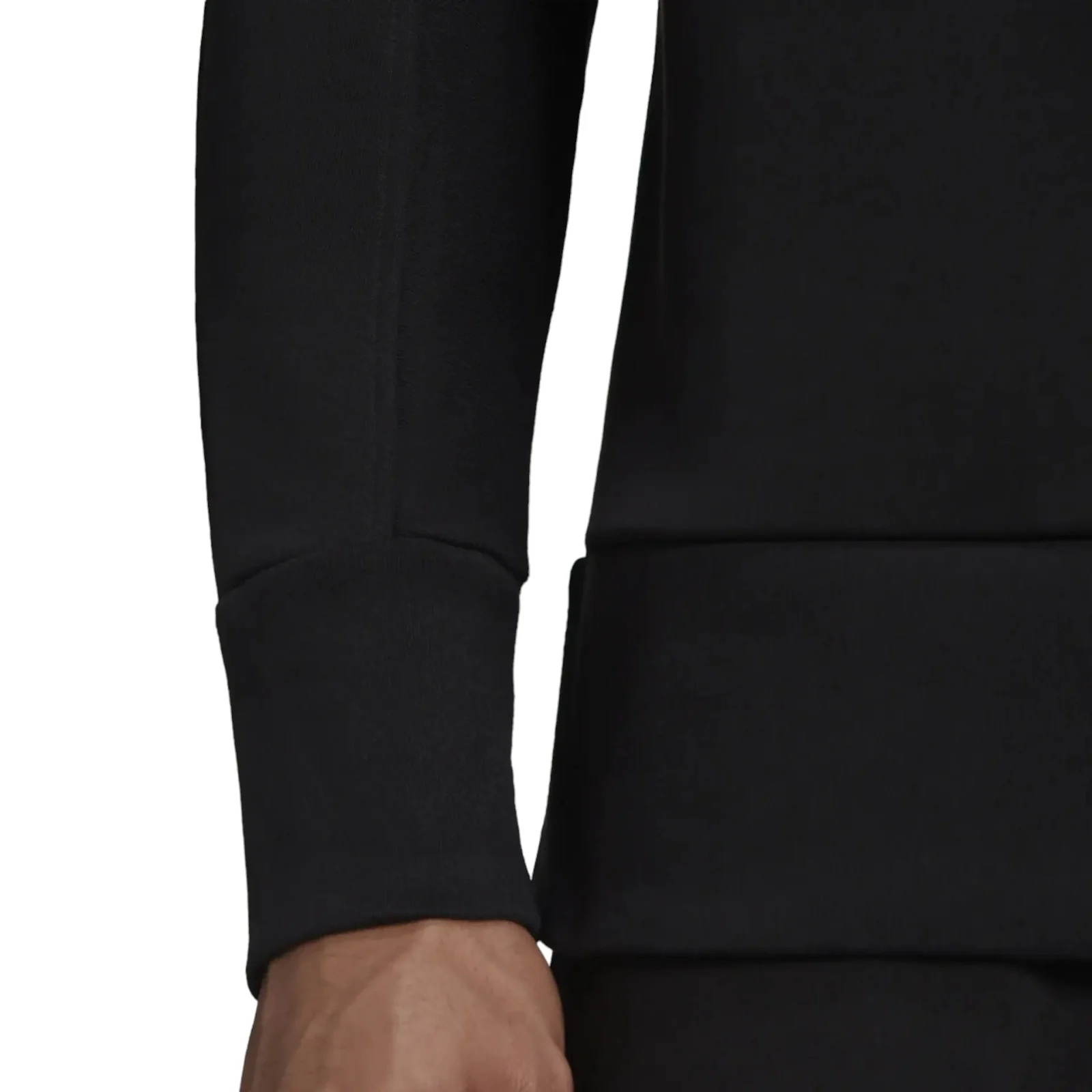 adidas Studio Lounge Fleece Half-Zip Sweatshirt - Black - Image 5