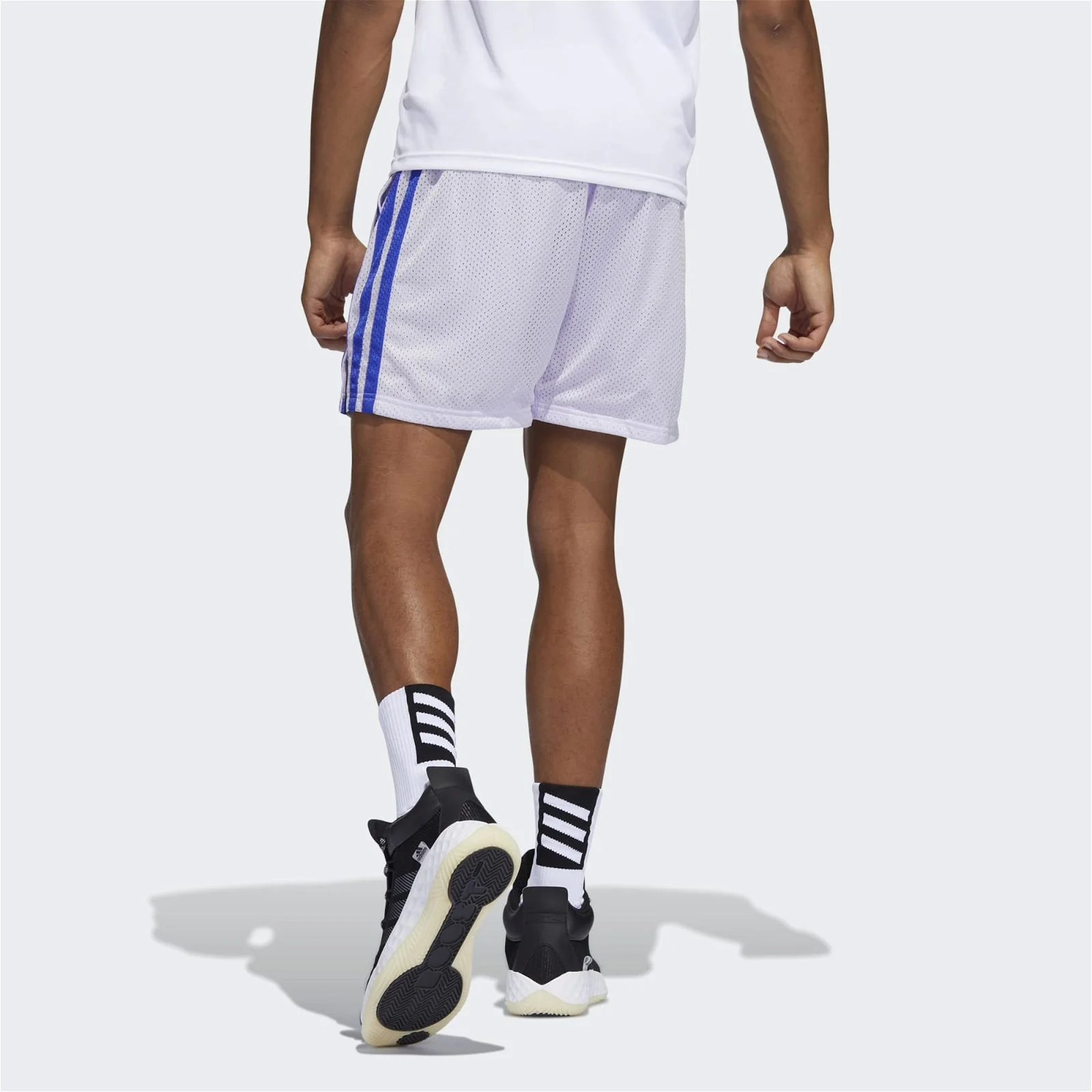 adidas Summer Legend Basketball Shorts - Purple Tint - Image 3