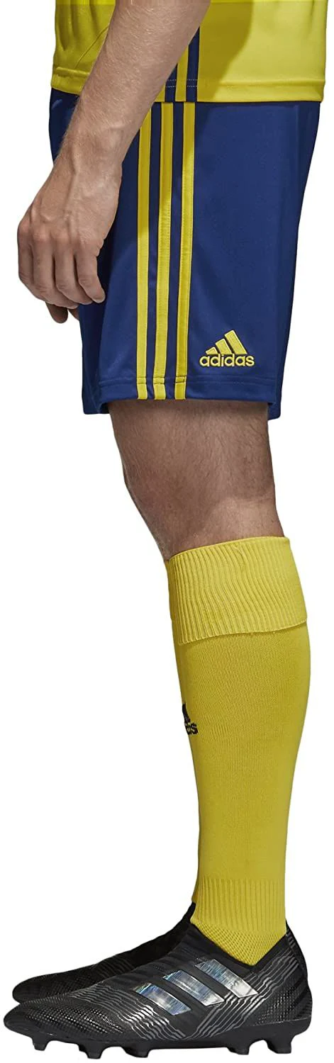adidas Sweden Home Football Shorts 18-19 - Blue - Image 3