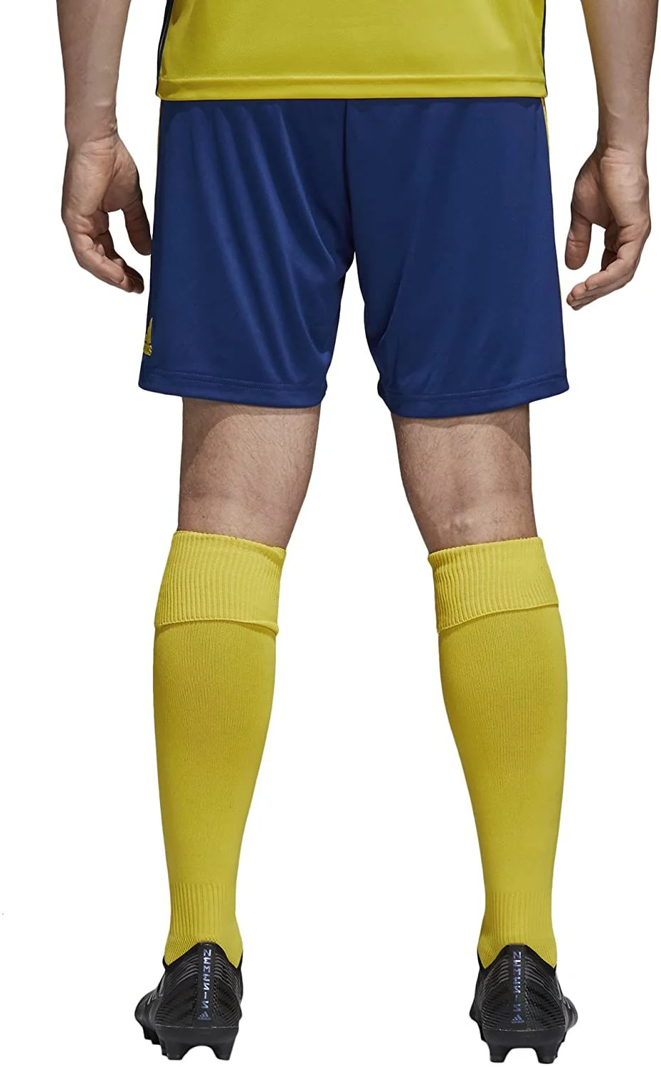 adidas Sweden Home Football Shorts 18-19 - Blue - Image 6