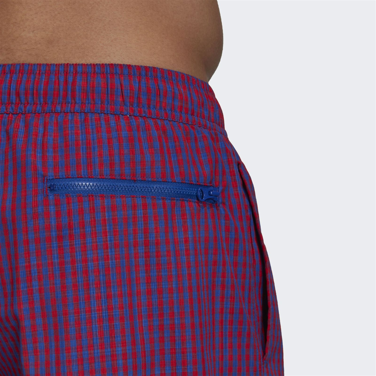 adidas Swimming Check CLX Swim Shorts - Red/Blue - Image 6