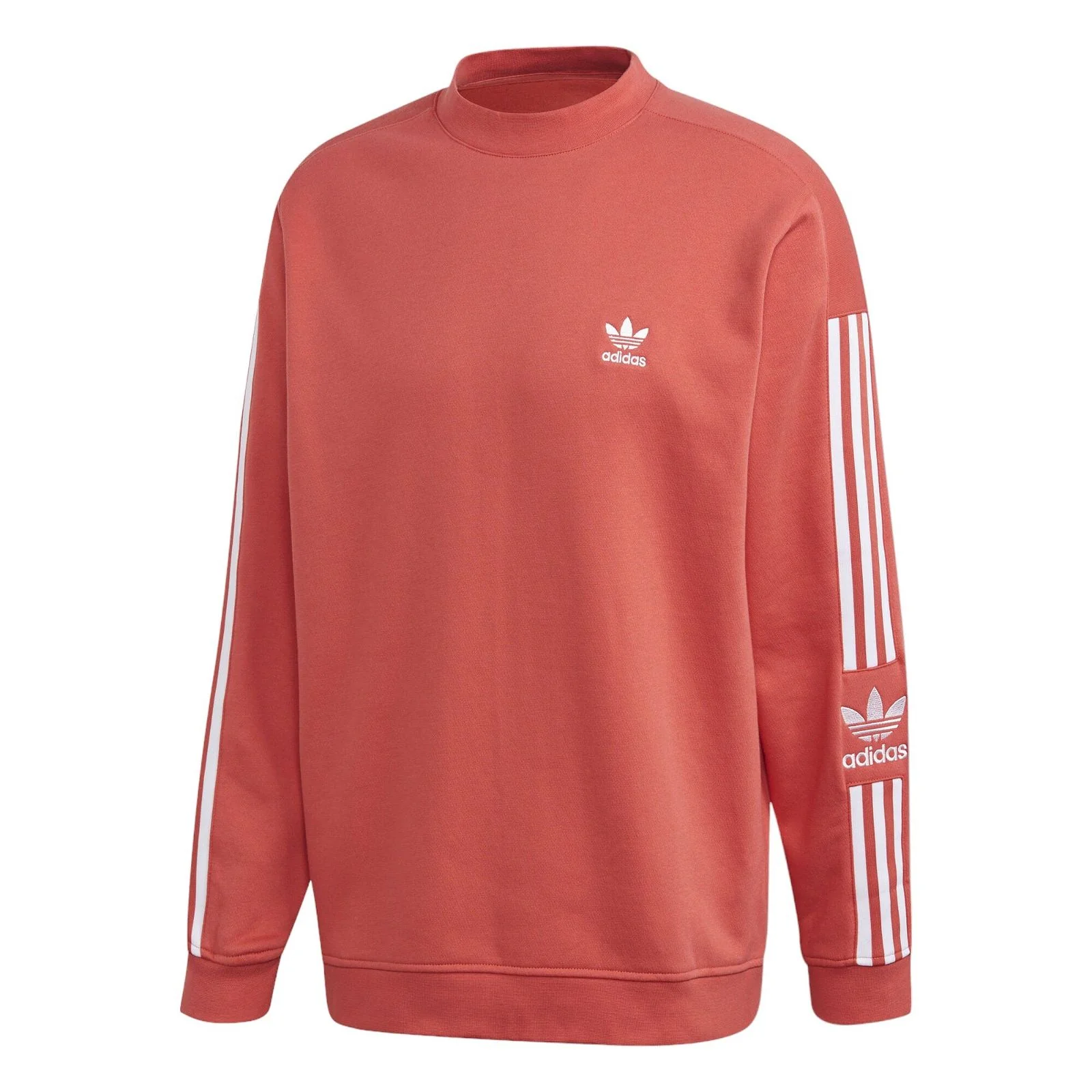 adidas Tech Crewneck Sweatshirt - Coral Pink