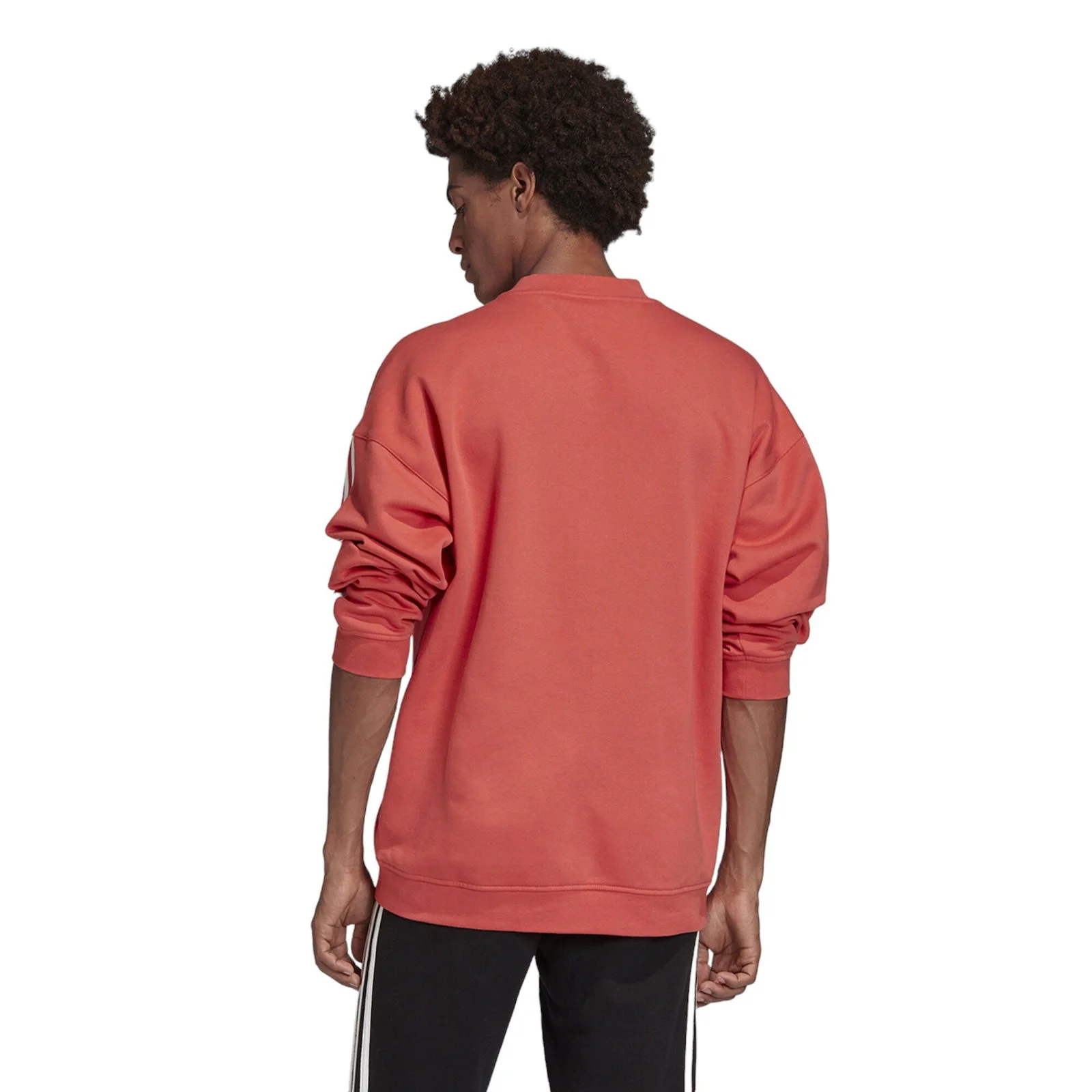 adidas Tech Crewneck Sweatshirt - Coral Pink - Image 3