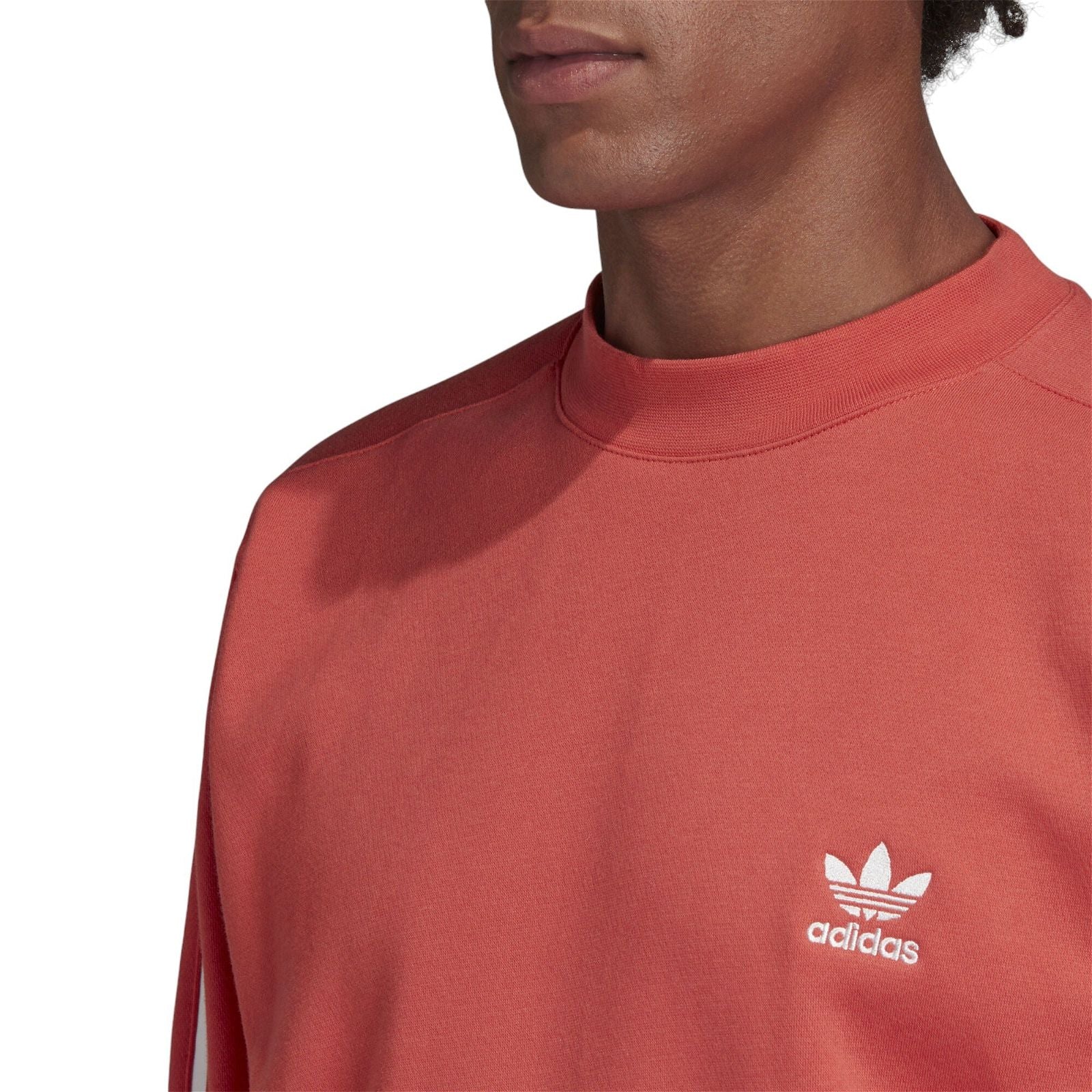 adidas Tech Crewneck Sweatshirt - Coral Pink - Image 4