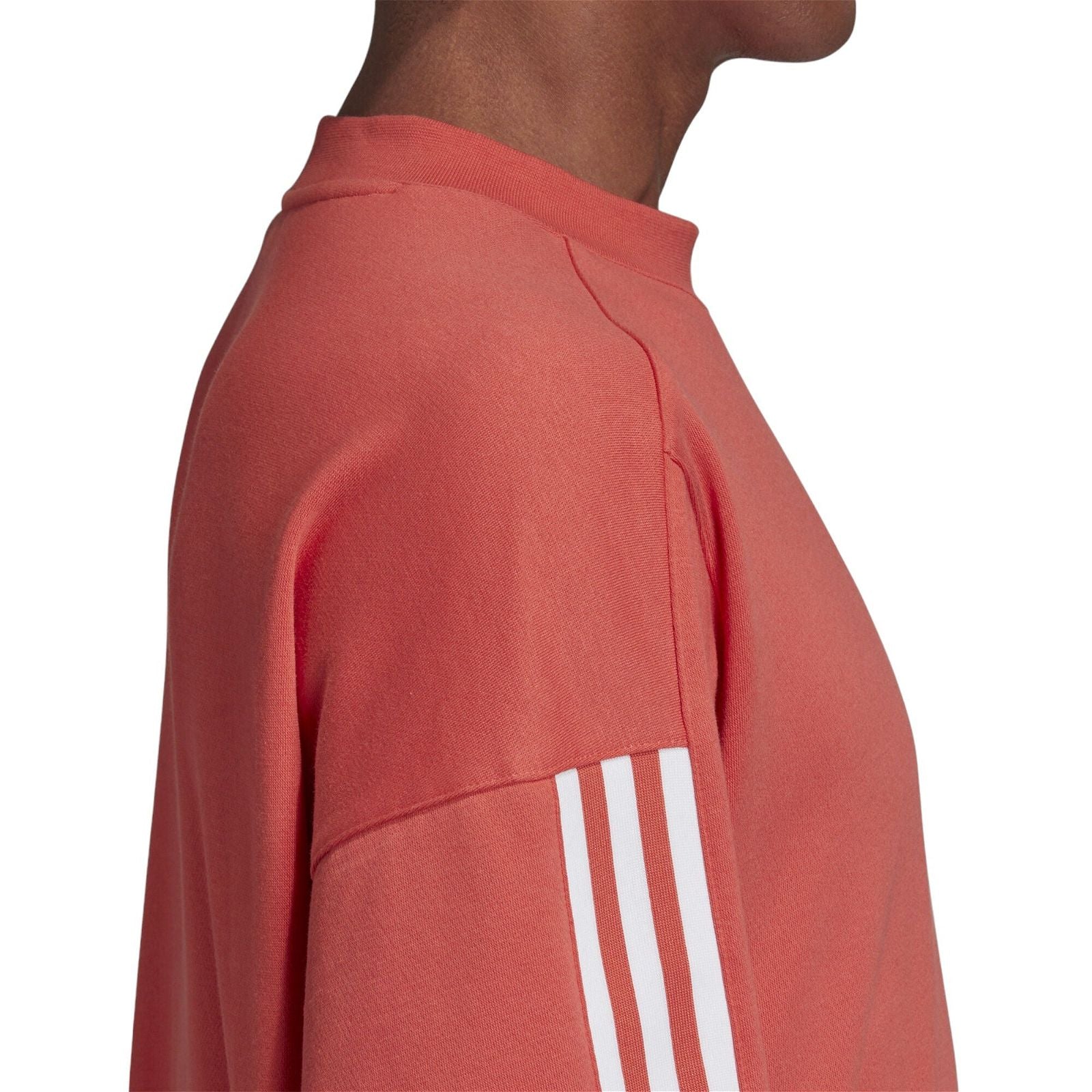 adidas Tech Crewneck Sweatshirt - Coral Pink - Image 6