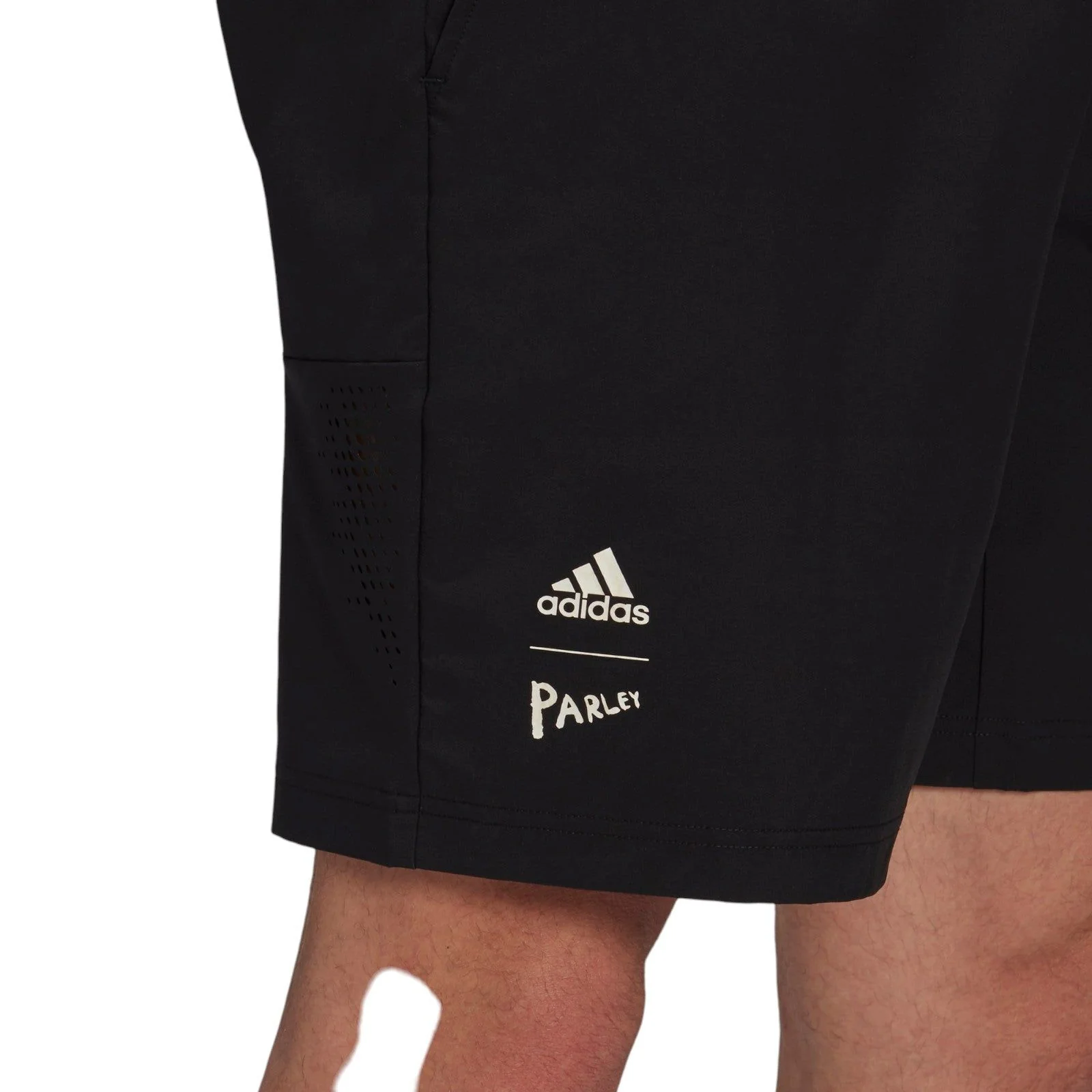 adidas Tennis Parley Ergo Shorts - Black / White - Image 5