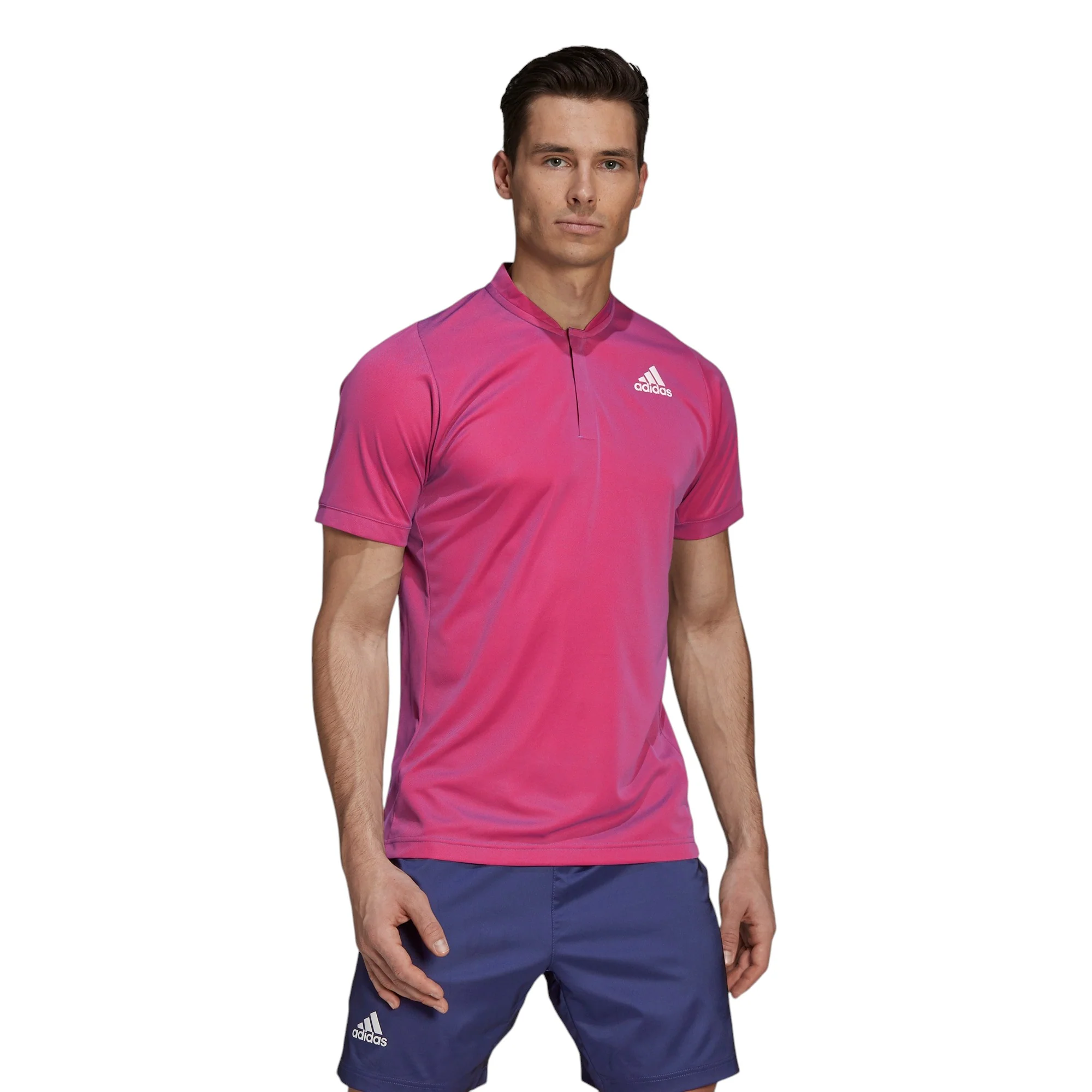 adidas Tennis Primeblue Freelift Polo Shirt - Purple - Image 2