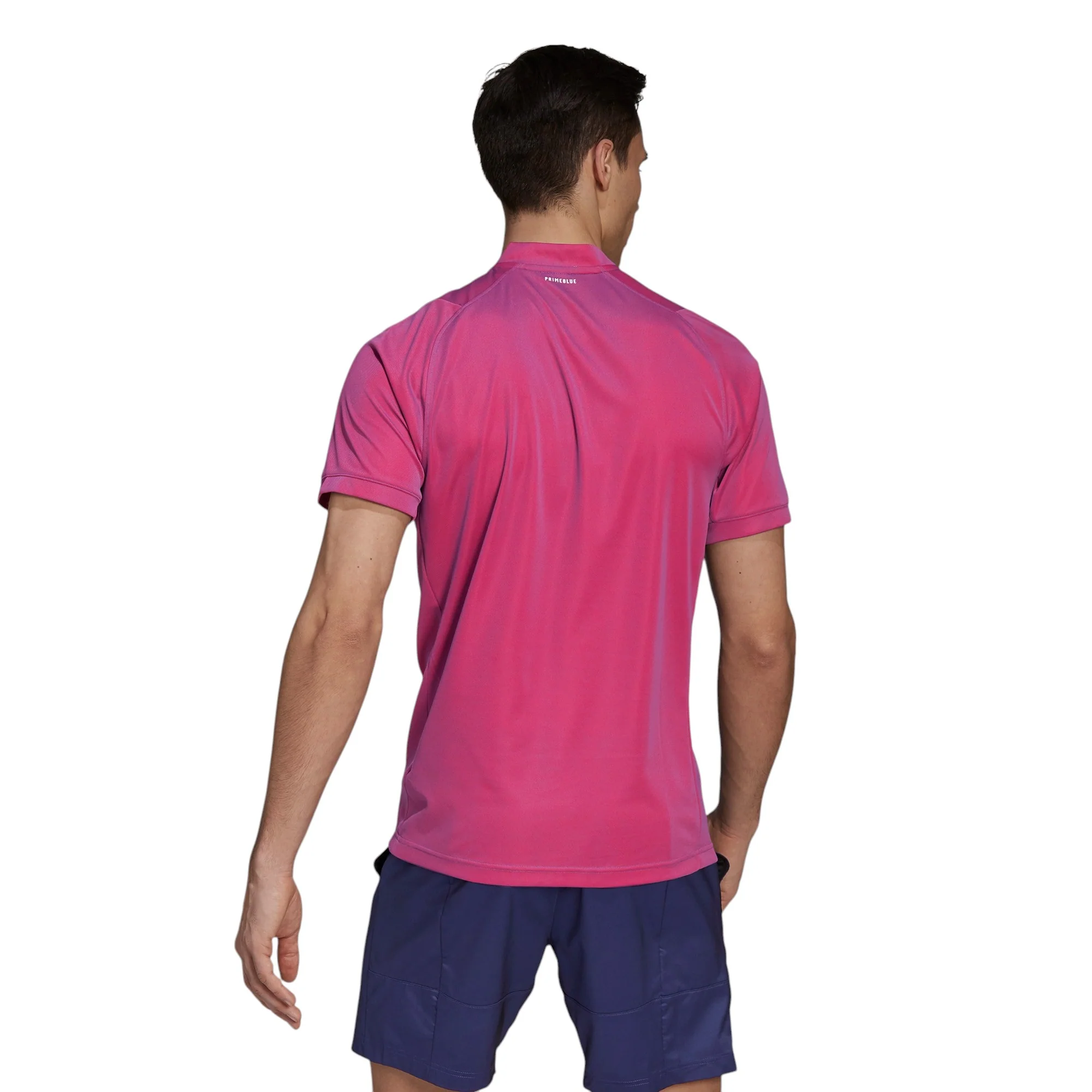 adidas Tennis Primeblue Freelift Polo Shirt - Purple - Image 3