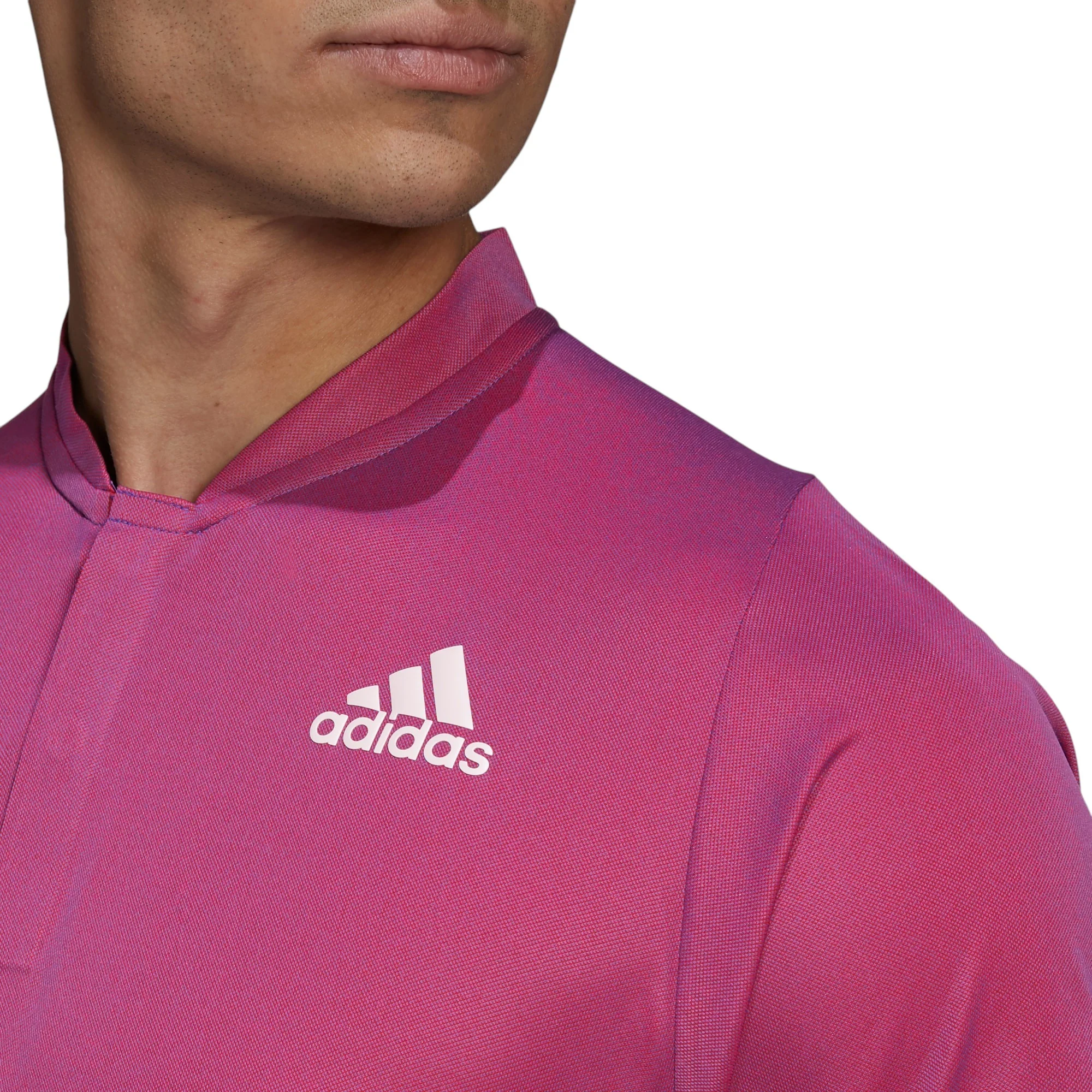 adidas Tennis Primeblue Freelift Polo Shirt - Purple - Image 4