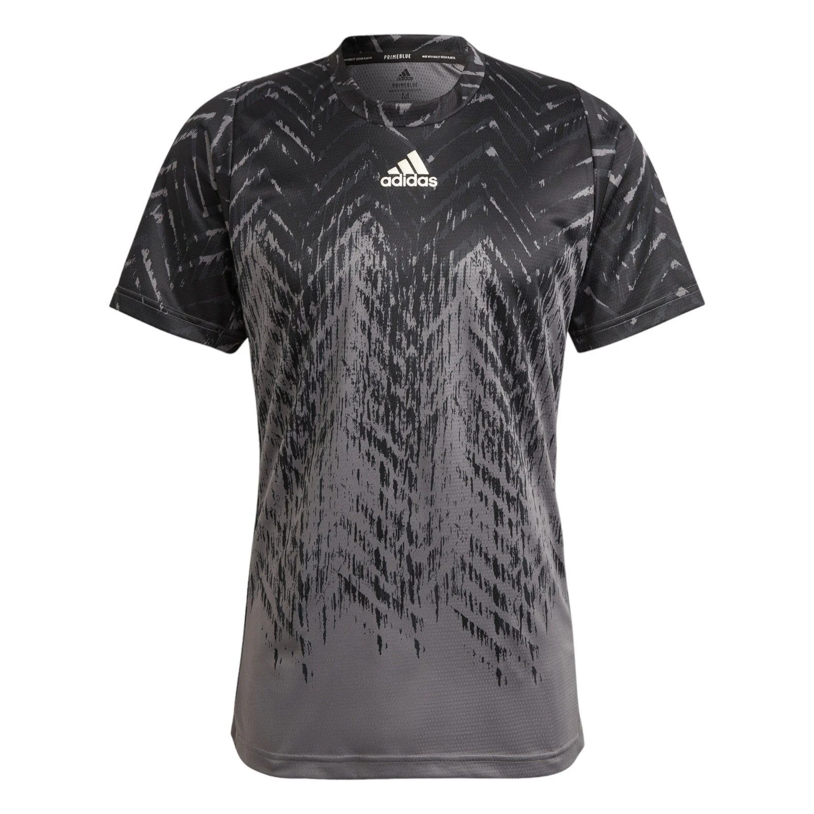 adidas Tennis Primeblue Freelift Printed Tee - Grey