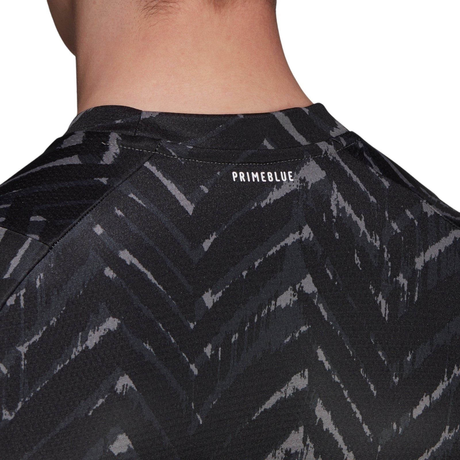 adidas Tennis Primeblue Freelift Printed Tee - Grey - Image 5
