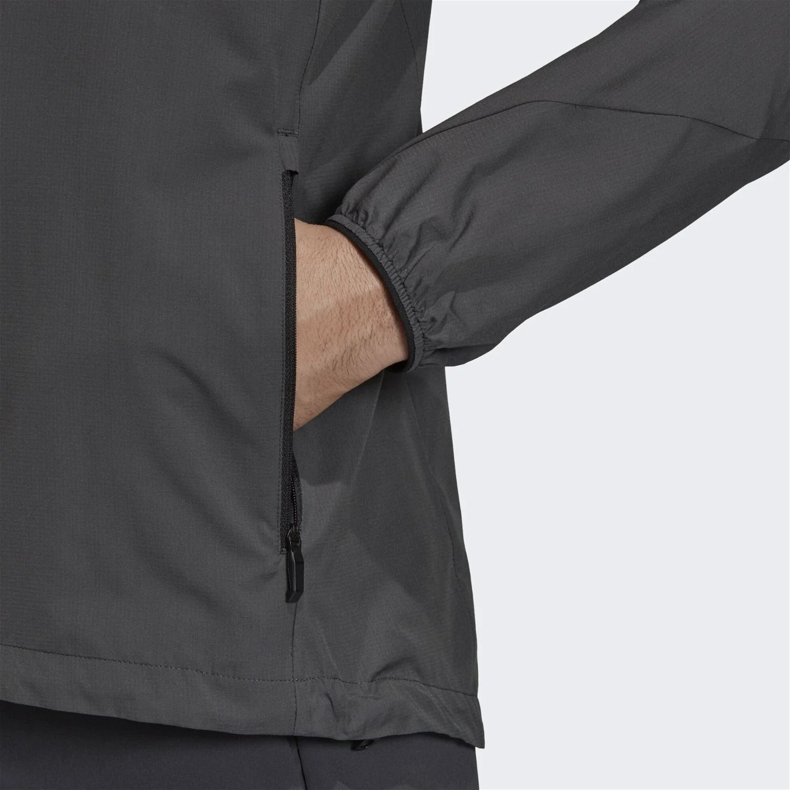 adidas Terrex Agravic Wind Jacket - Grey - Image 4
