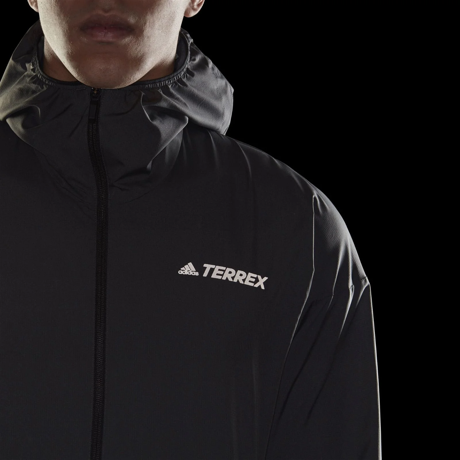 adidas Terrex Agravic Wind Jacket - Grey - Image 6