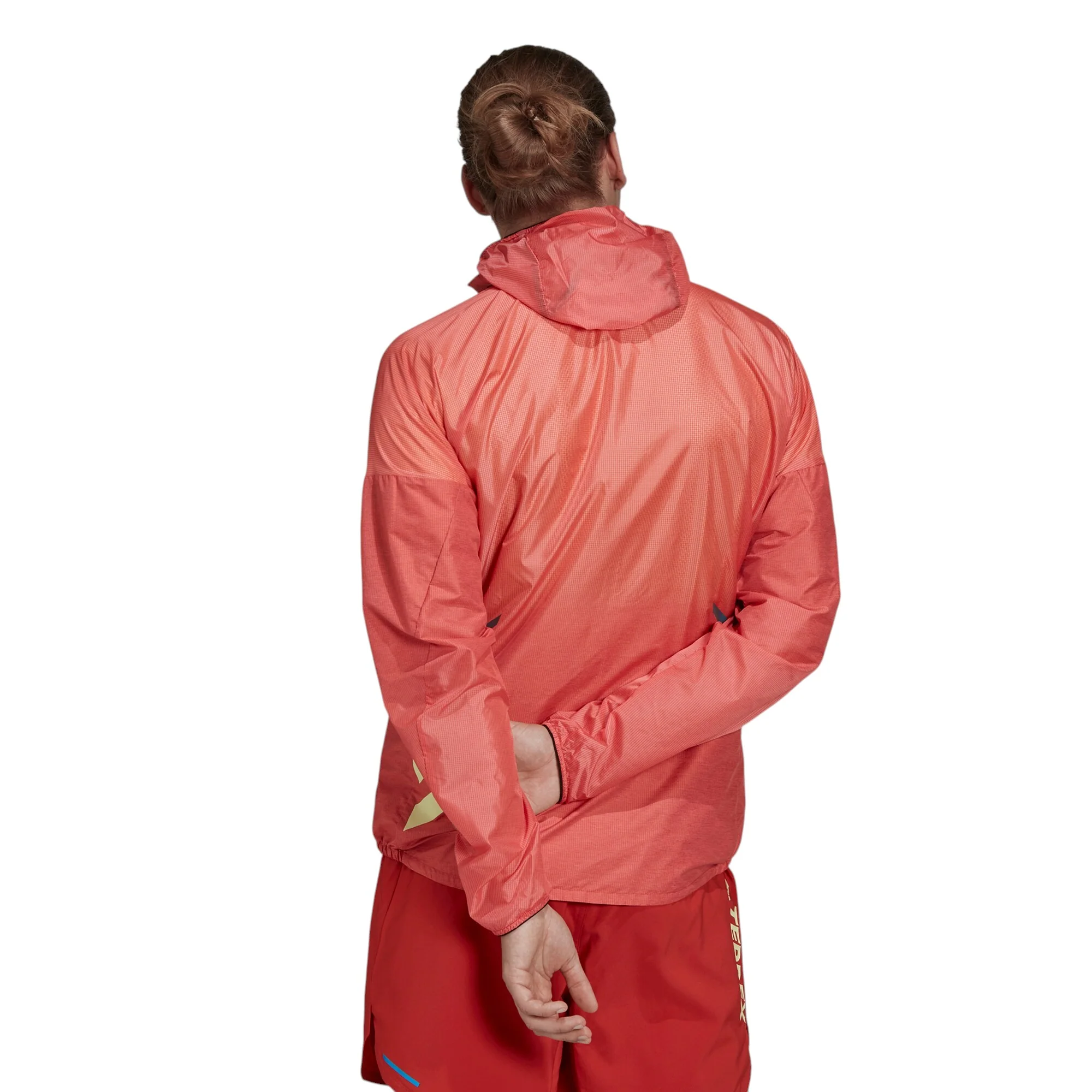 adidas Terrex Agravic Windweave Trail Windbreaker - Red - Image 3