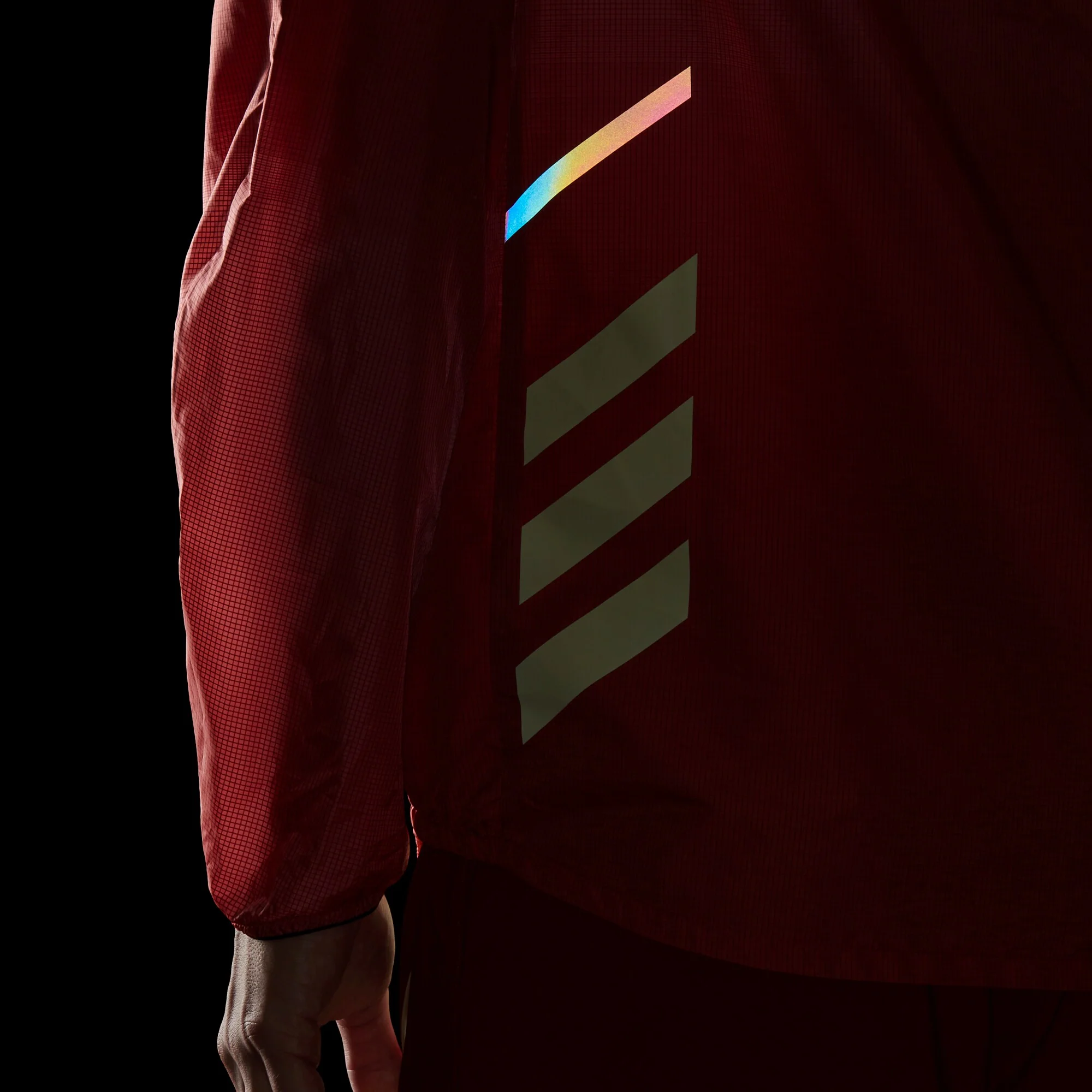 adidas Terrex Agravic Windweave Trail Windbreaker - Red - Image 4