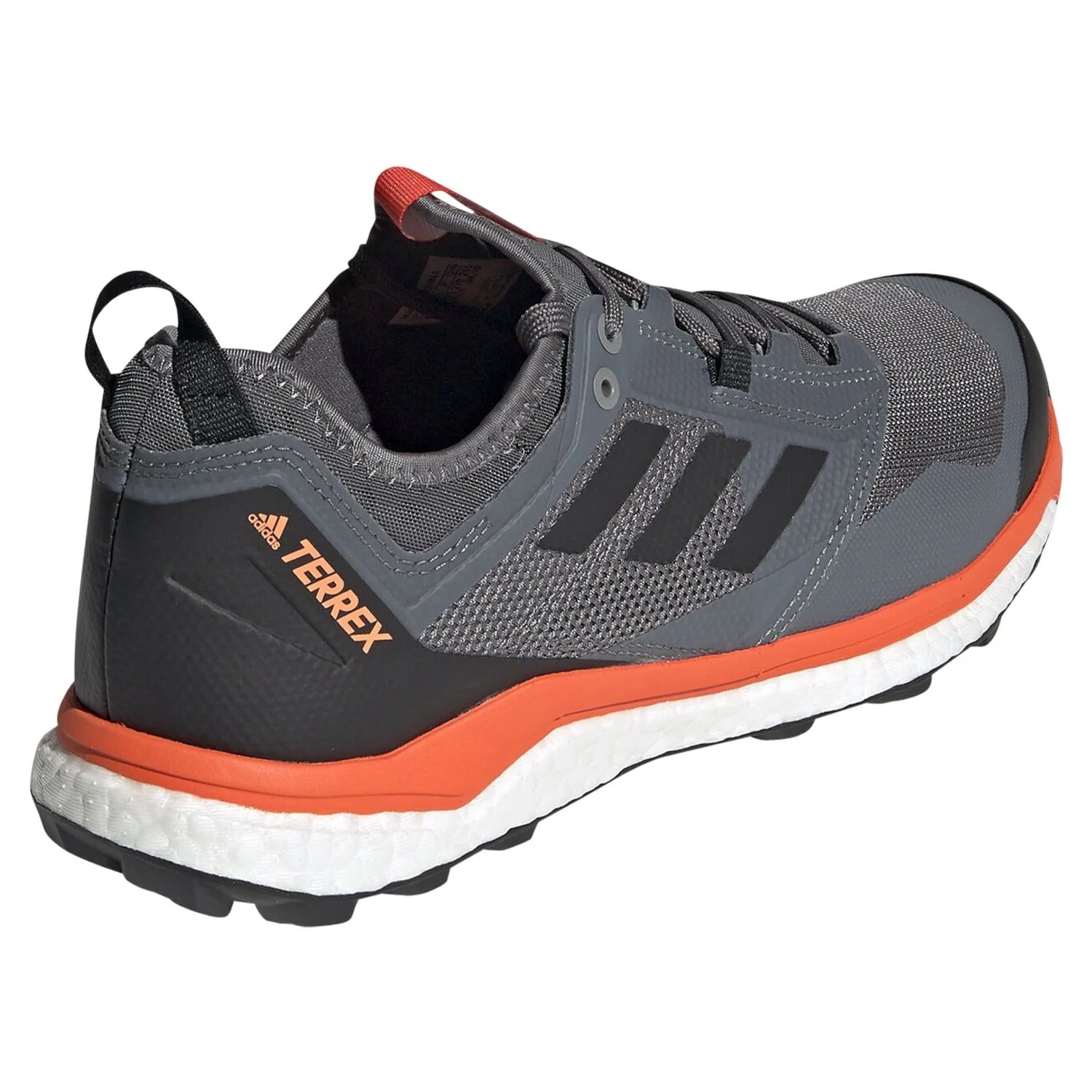 adidas Terrex Agravic XT Shoes - Grey / Black / Orange - Image 3