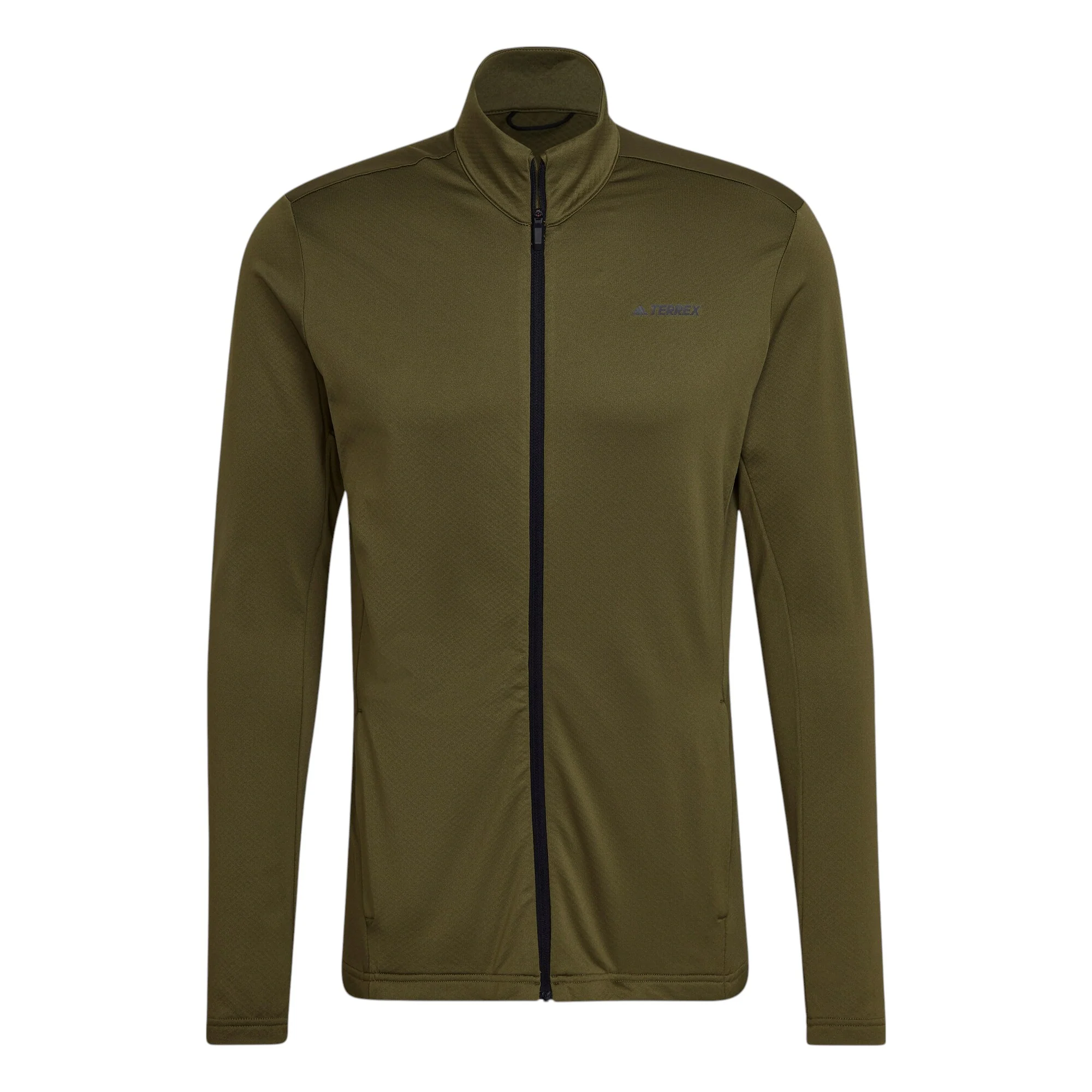 adidas Terrex Full Zip Fleece Jacket - Green - Image 7