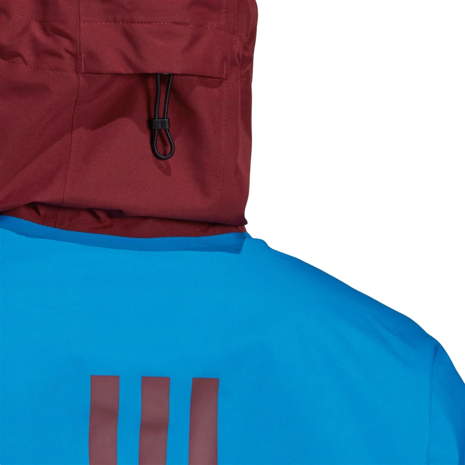adidas Terrex GORE-TEX Paclite Rain Jacket - Shock Blue / Shadow Red - Image 4