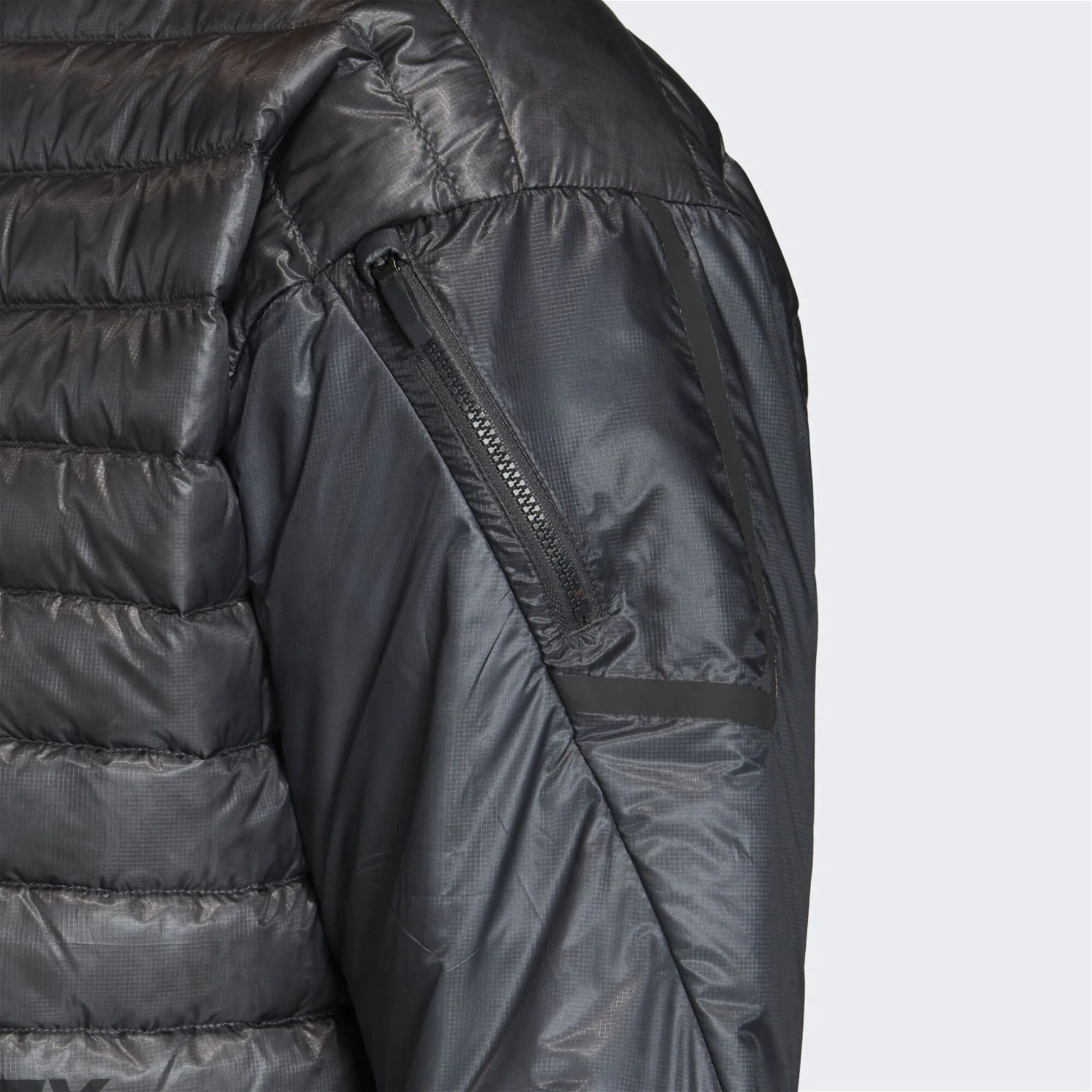adidas Terrex Hike Bomber Down Jacket - Grey - Image 6