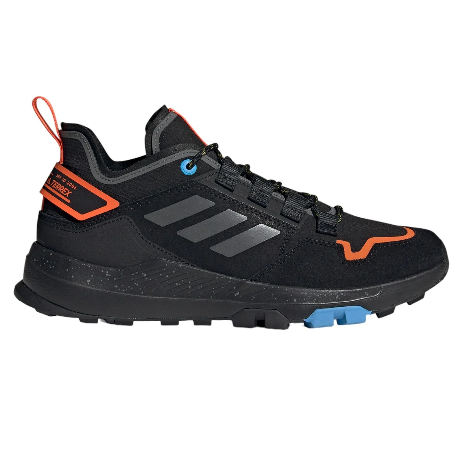 adidas Terrex Hikster Hiking Shoes - Core Black / Grey Five / Impact Orange
