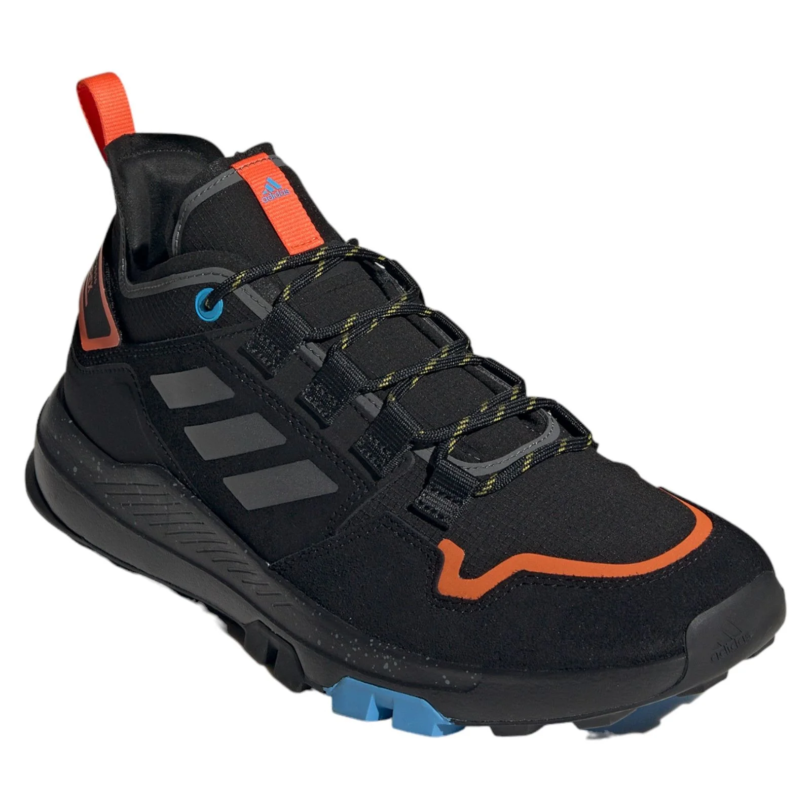 adidas Terrex Hikster Hiking Shoes - Core Black / Grey Five / Impact Orange - Image 2