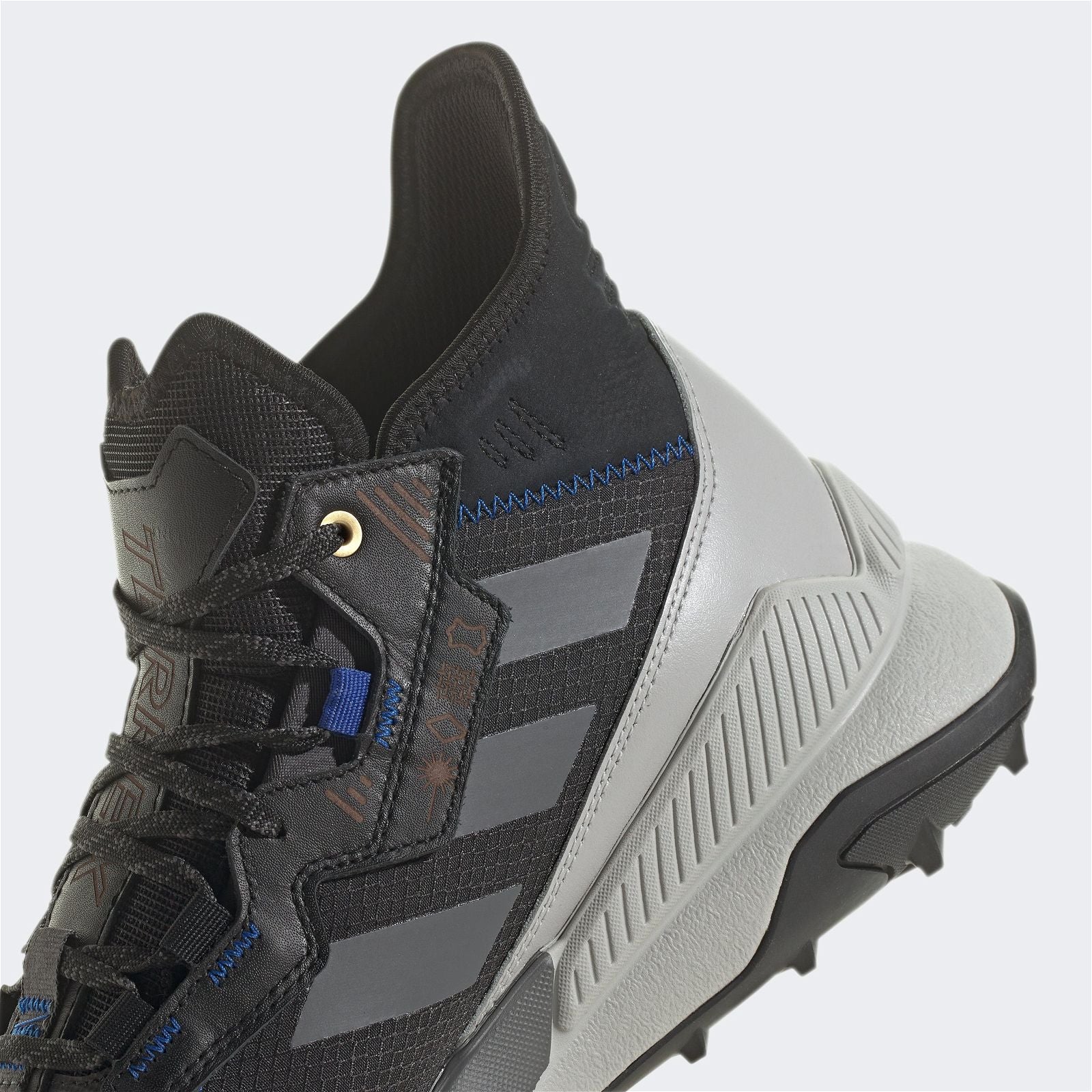 adidas Terrex Hyperblue Mid Rain.RDY Walking Shoes - Black Grey - Image 3