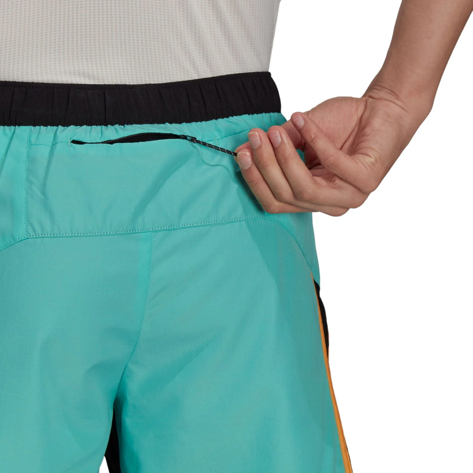 adidas Terrex Primeblue Trail Running Shorts - Green - Image 4