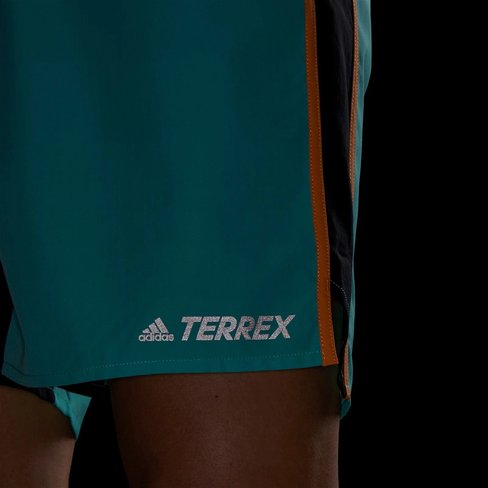 adidas Terrex Primeblue Trail Running Shorts - Green - Image 6