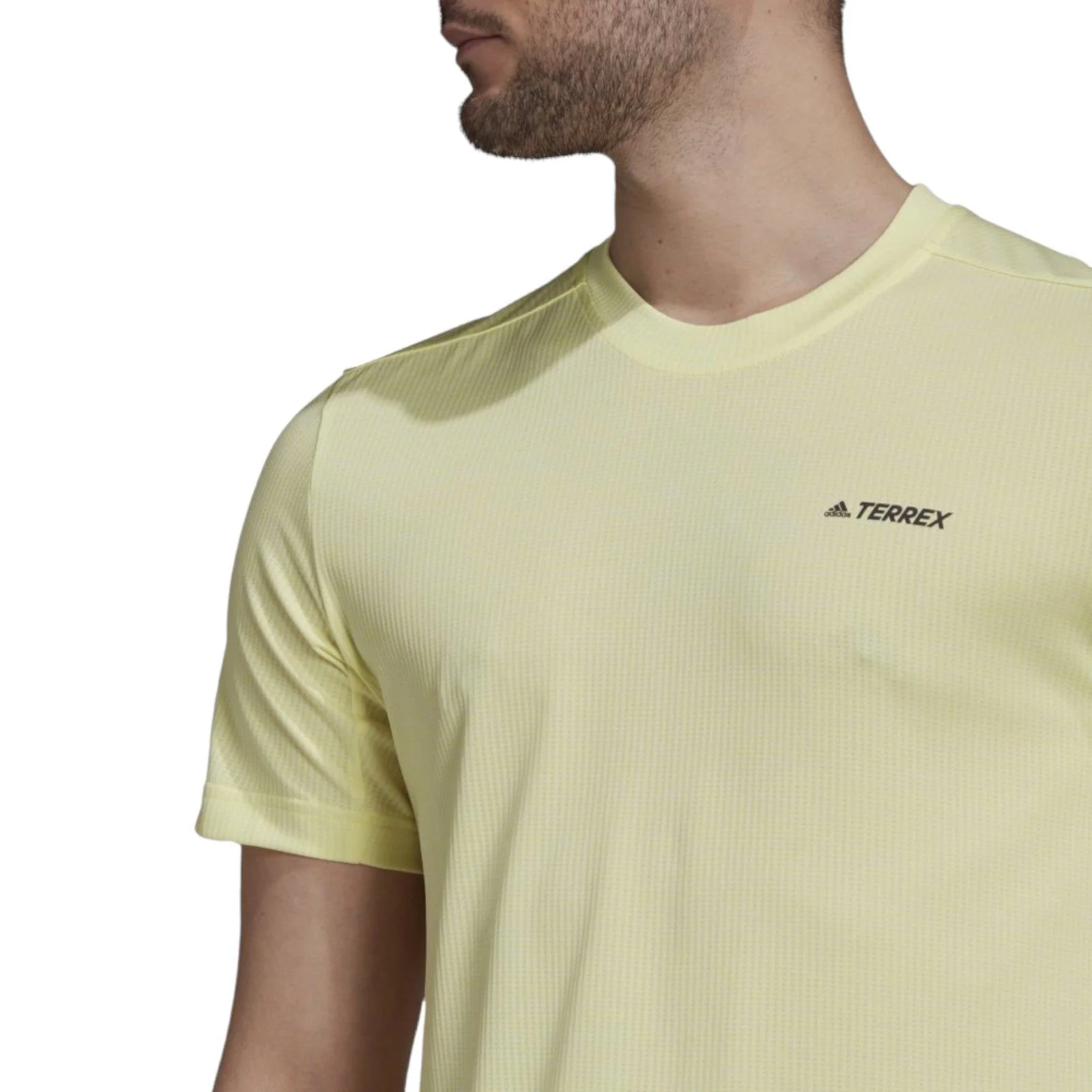 adidas Terrex Tivid Hiking T-Shirt - Yellow - Image 2
