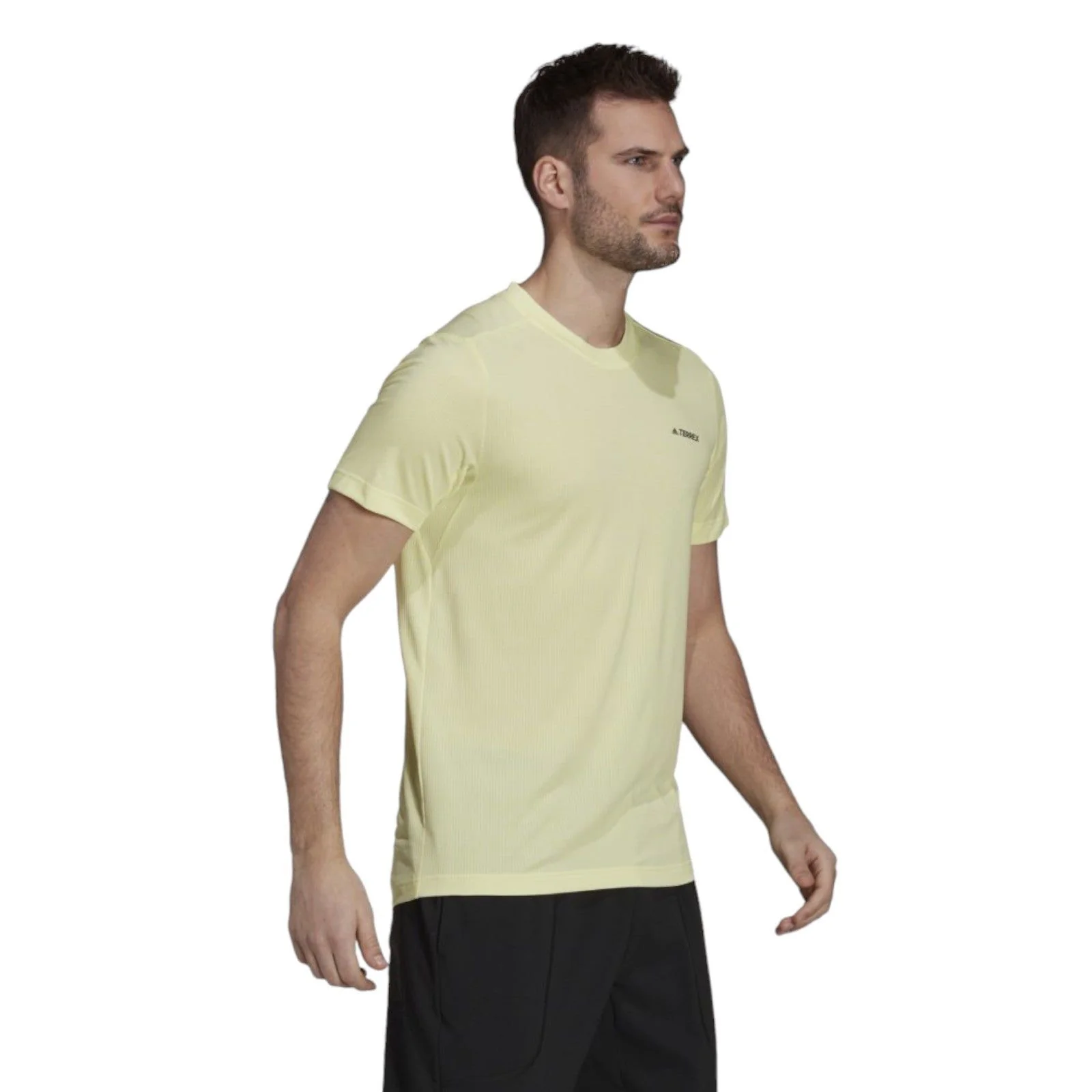 adidas Terrex Tivid Hiking T-Shirt - Yellow - Image 3