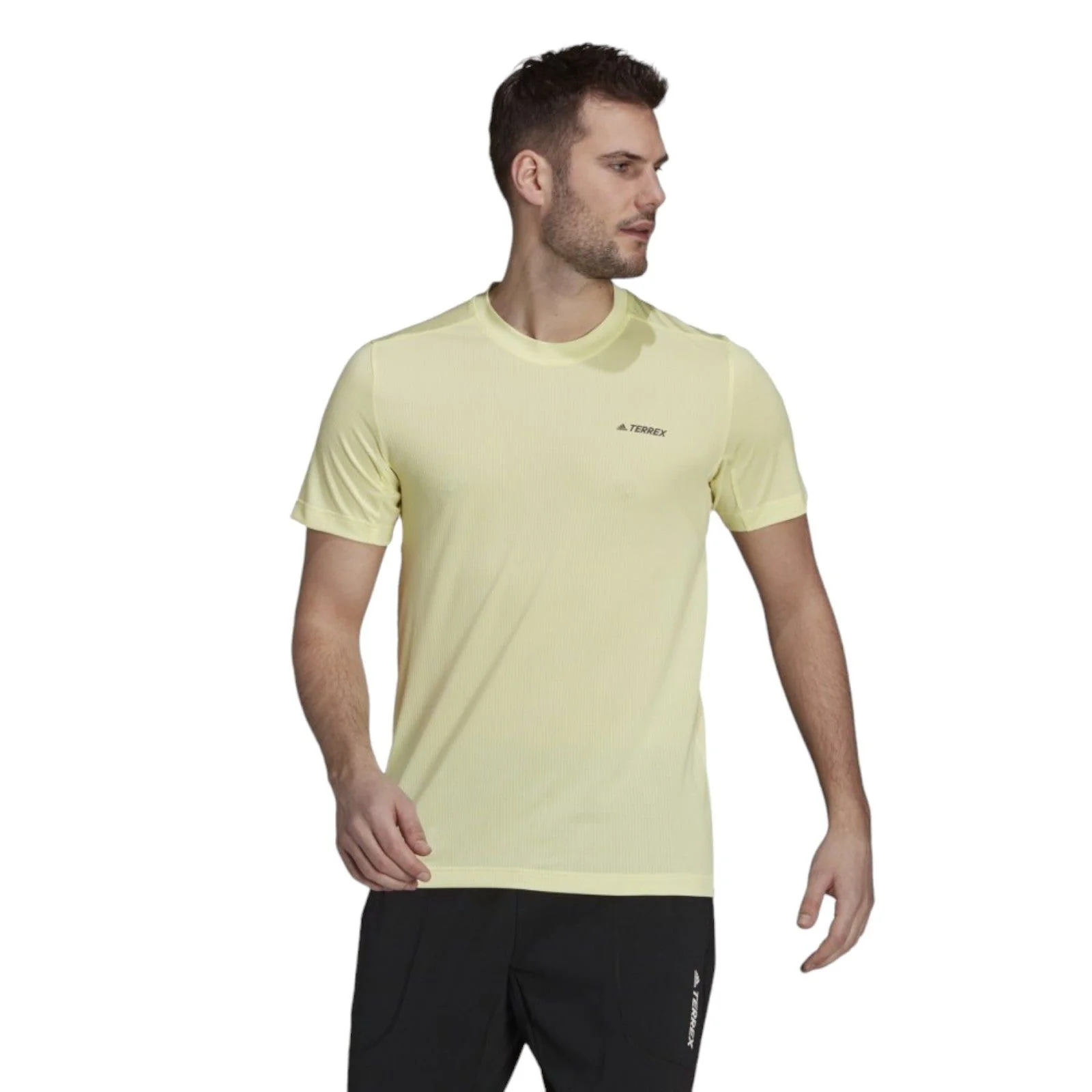 adidas Terrex Tivid Hiking T-Shirt - Yellow - Image 4
