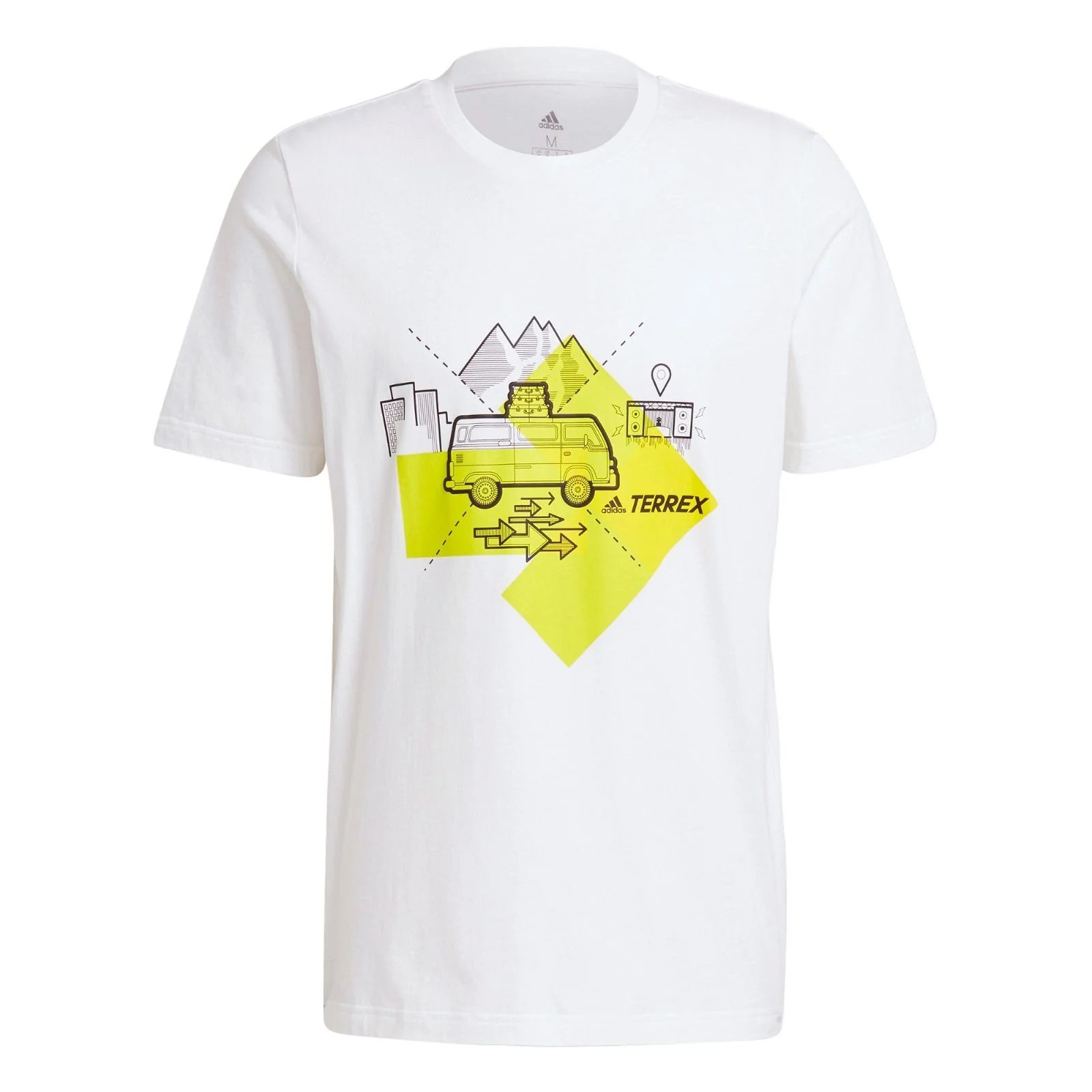adidas Terrex Travel Graphic Tee - White