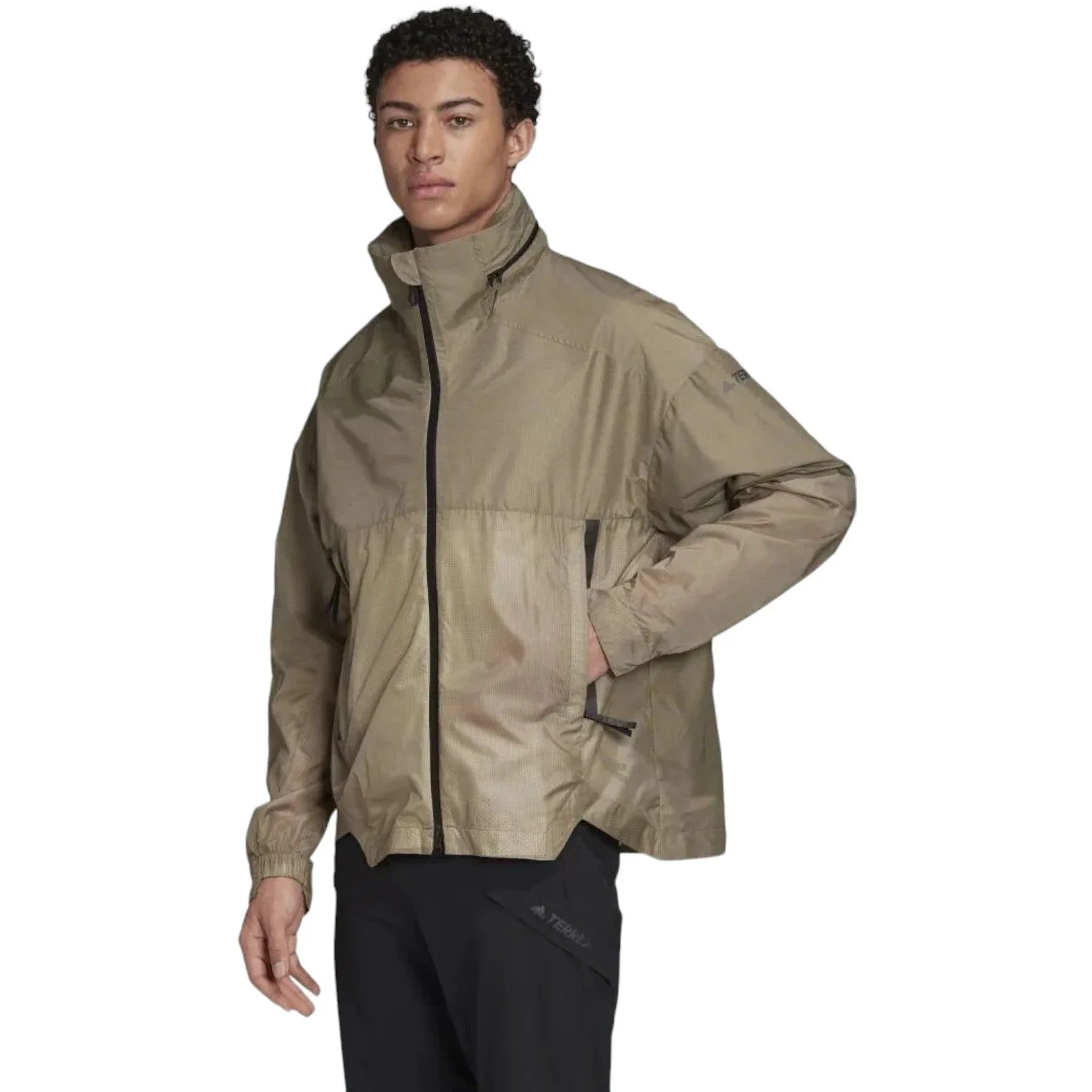 adidas Terrex TX MS Windweave Windbreaker - Beige - Image 3