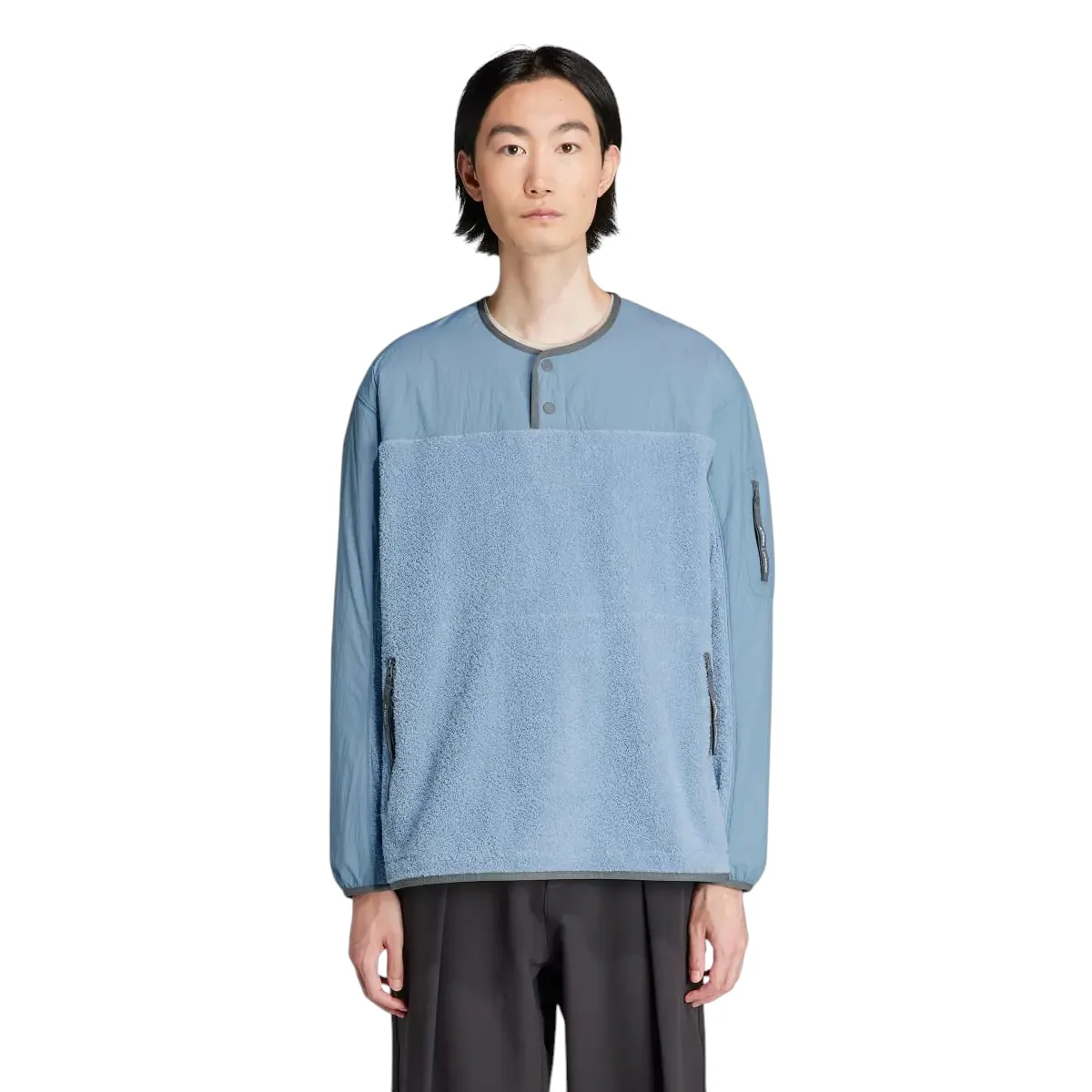 adidas Terrex x and wander Midlayer Fleece - Wonder Blue - Image 5